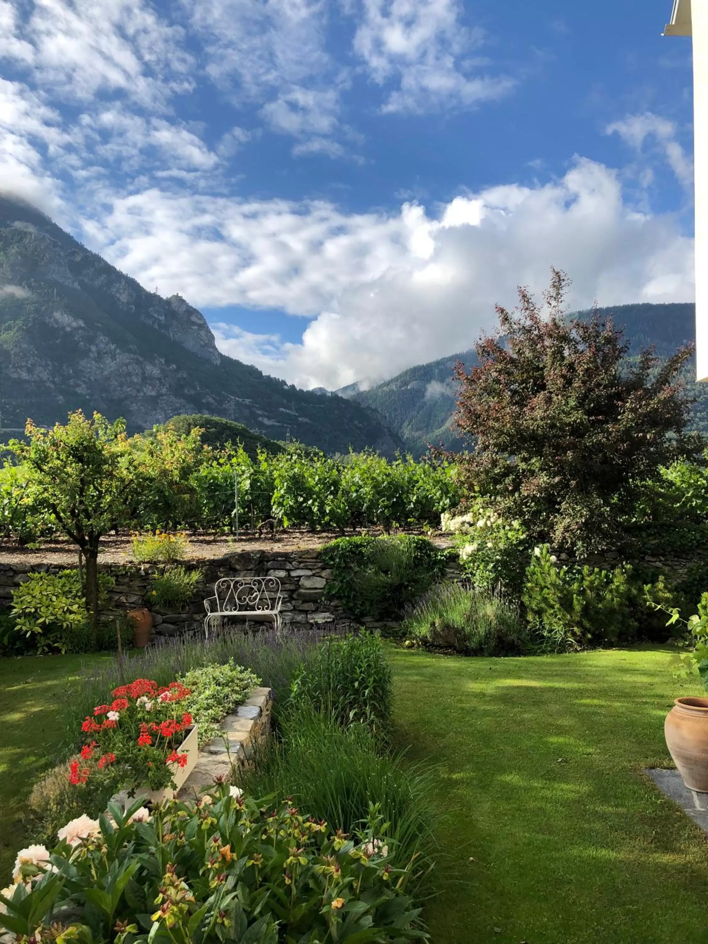 Garden in BnB Chantevent