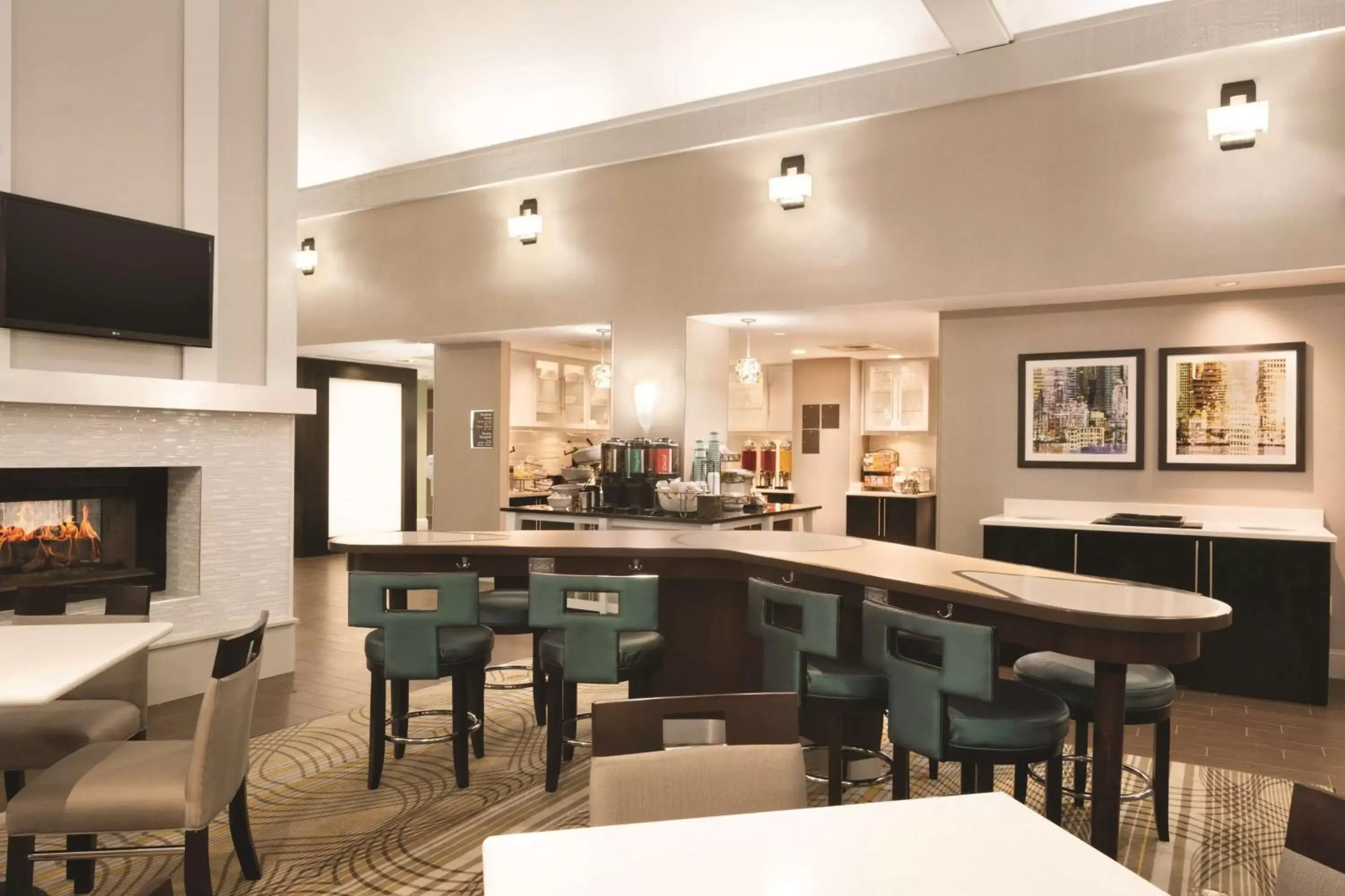 Dining area, Restaurant/Places to Eat in Homewood Suites by Hilton Atlanta-Alpharetta