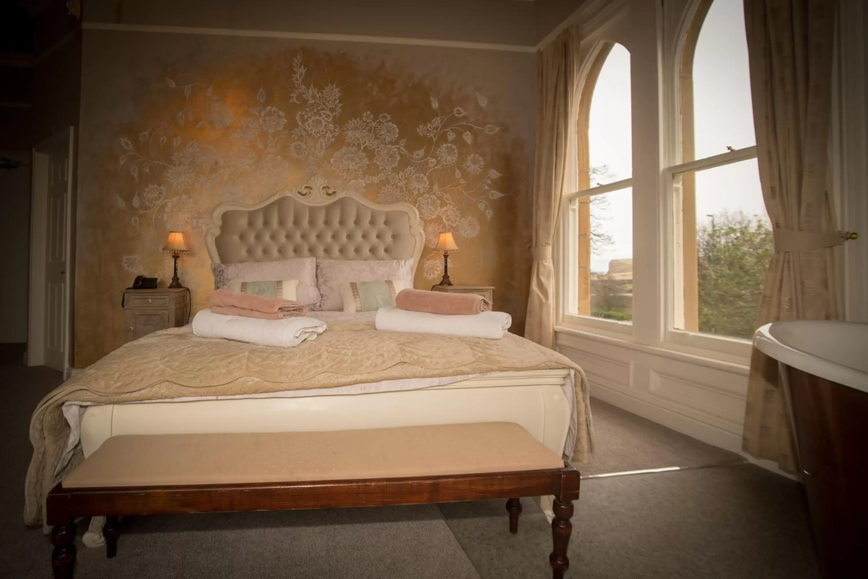 Bed in Brockley Hall Hotel