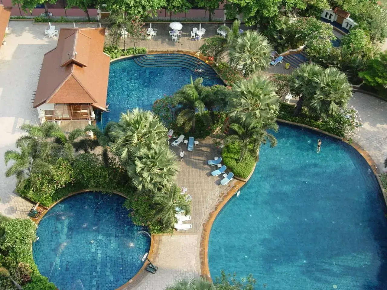 Swimming pool, Pool View in Rama Gardens Hotel Bangkok - SHA Plus Certified