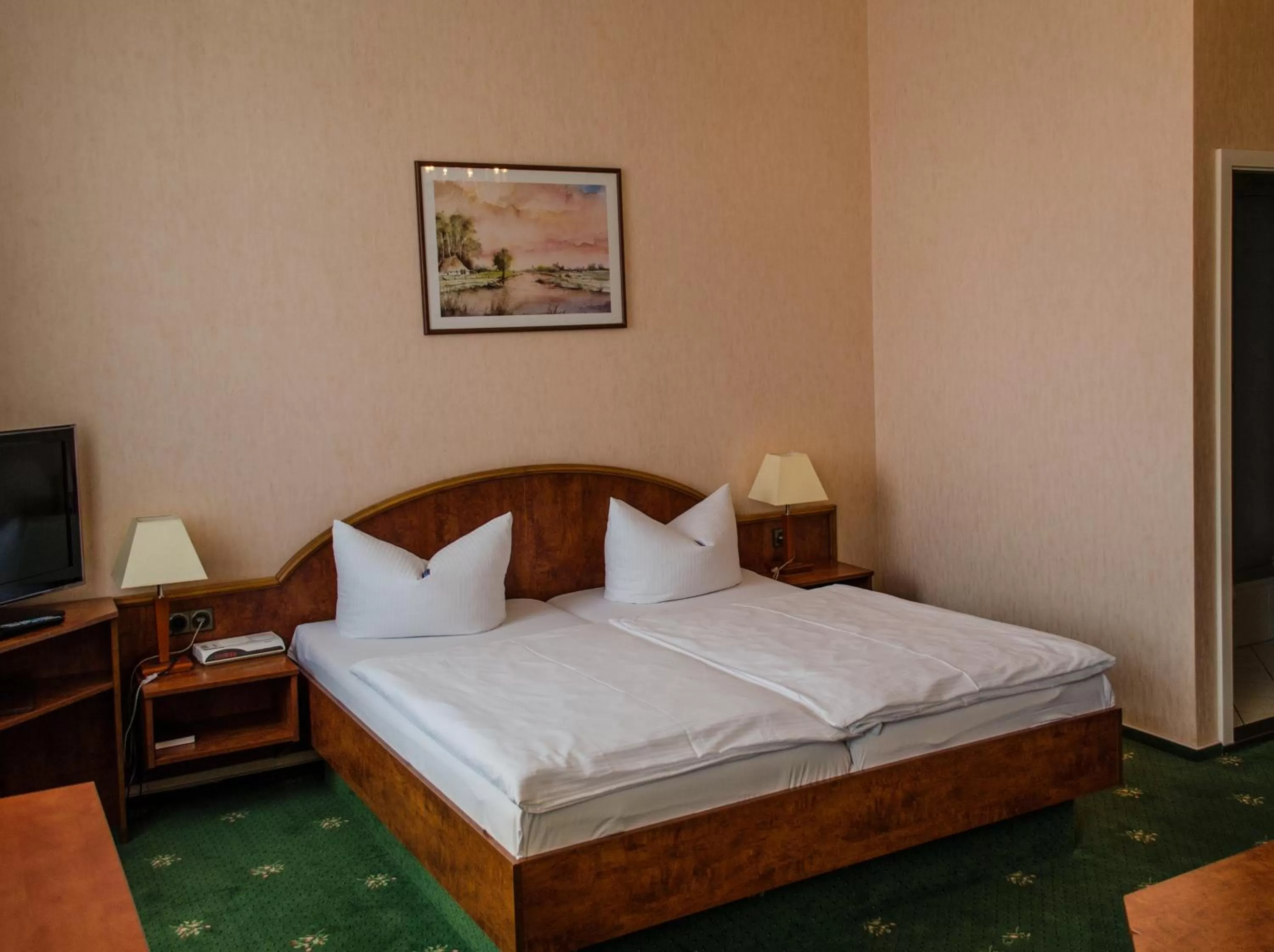 Photo of the whole room, Bed in Hotel Meereswelle - Anno 1875