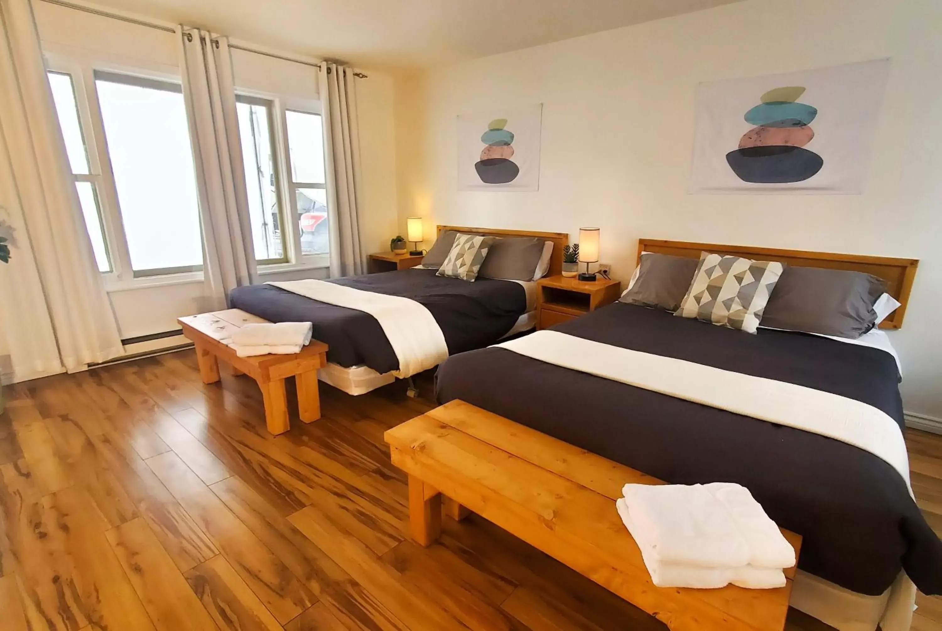 Bed in Lofts Fleuve et Montagnes