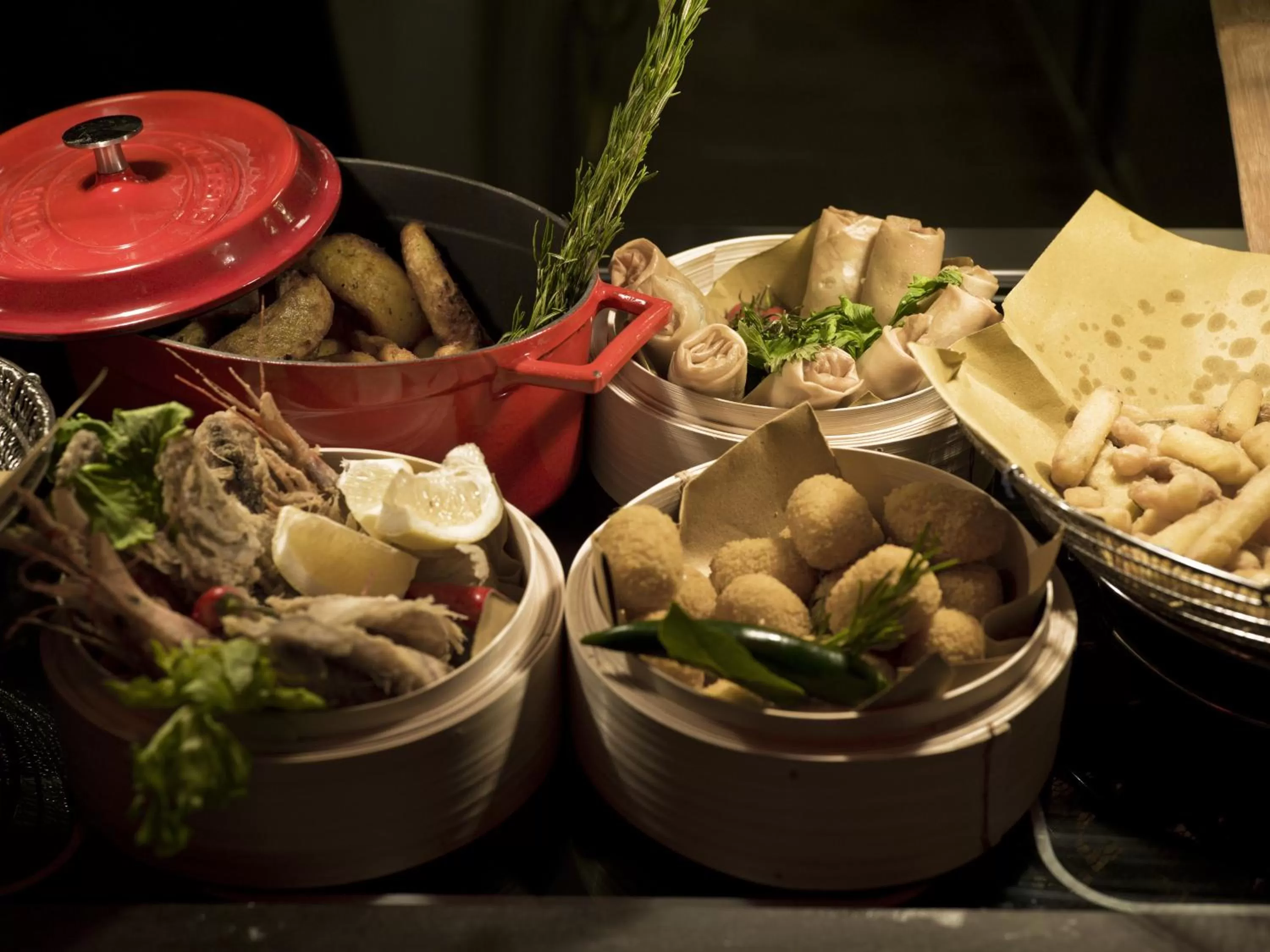 Food in A.Roma Lifestyle Hotel