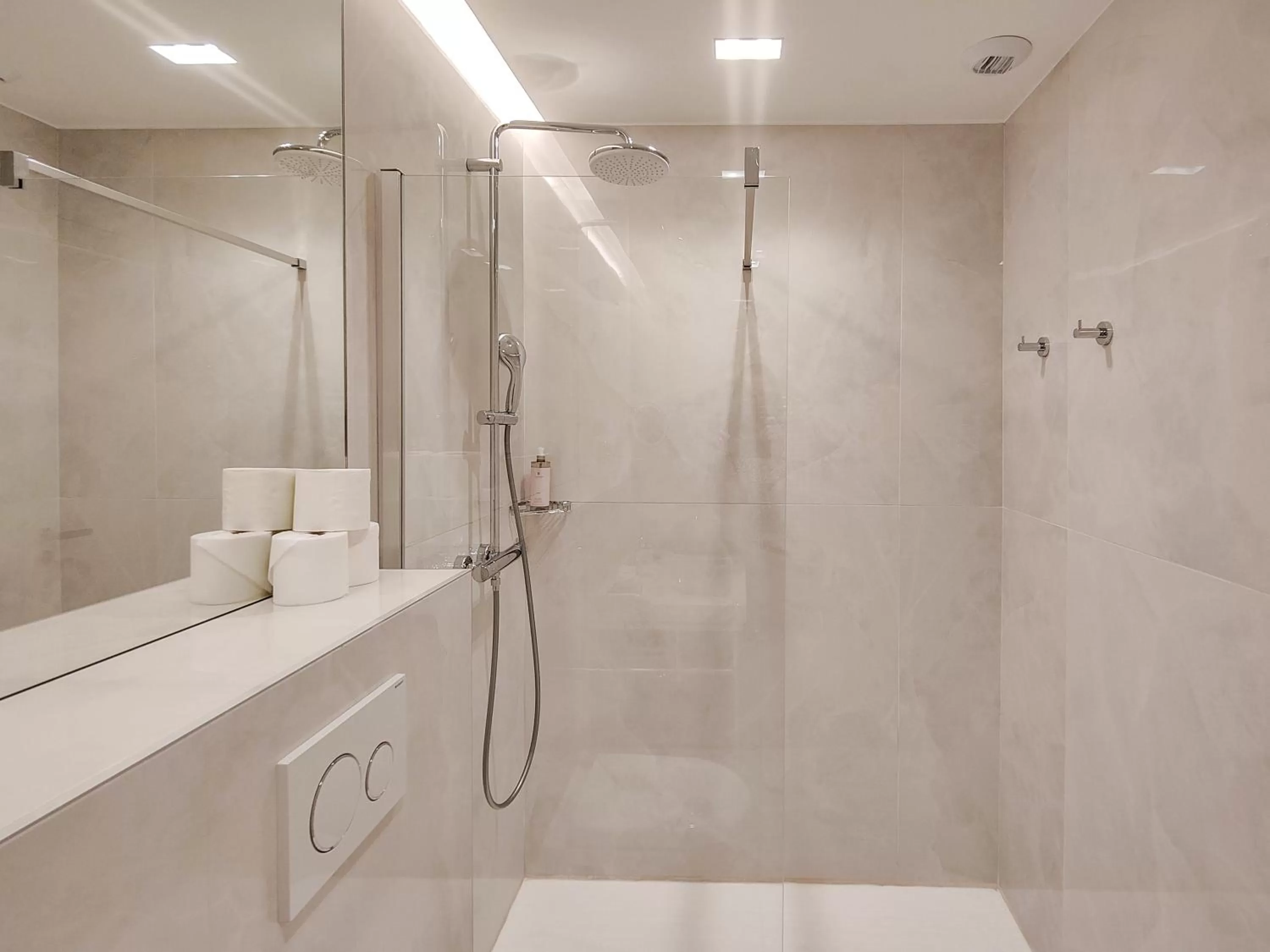 Shower in Hotel Aparthotel AMMI Nice Lafayette