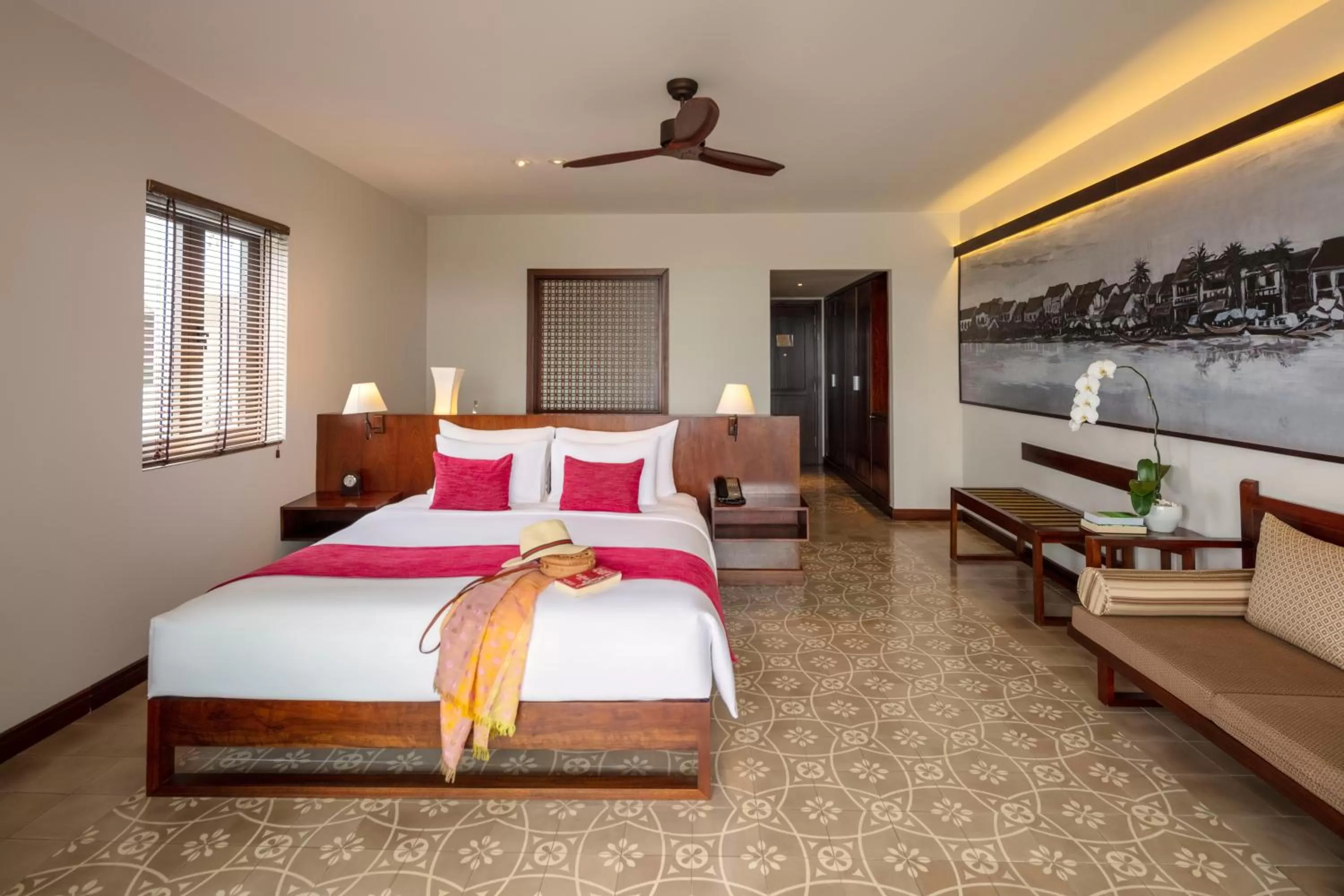 Bed in RiverTown Hoi An Resort & Spa