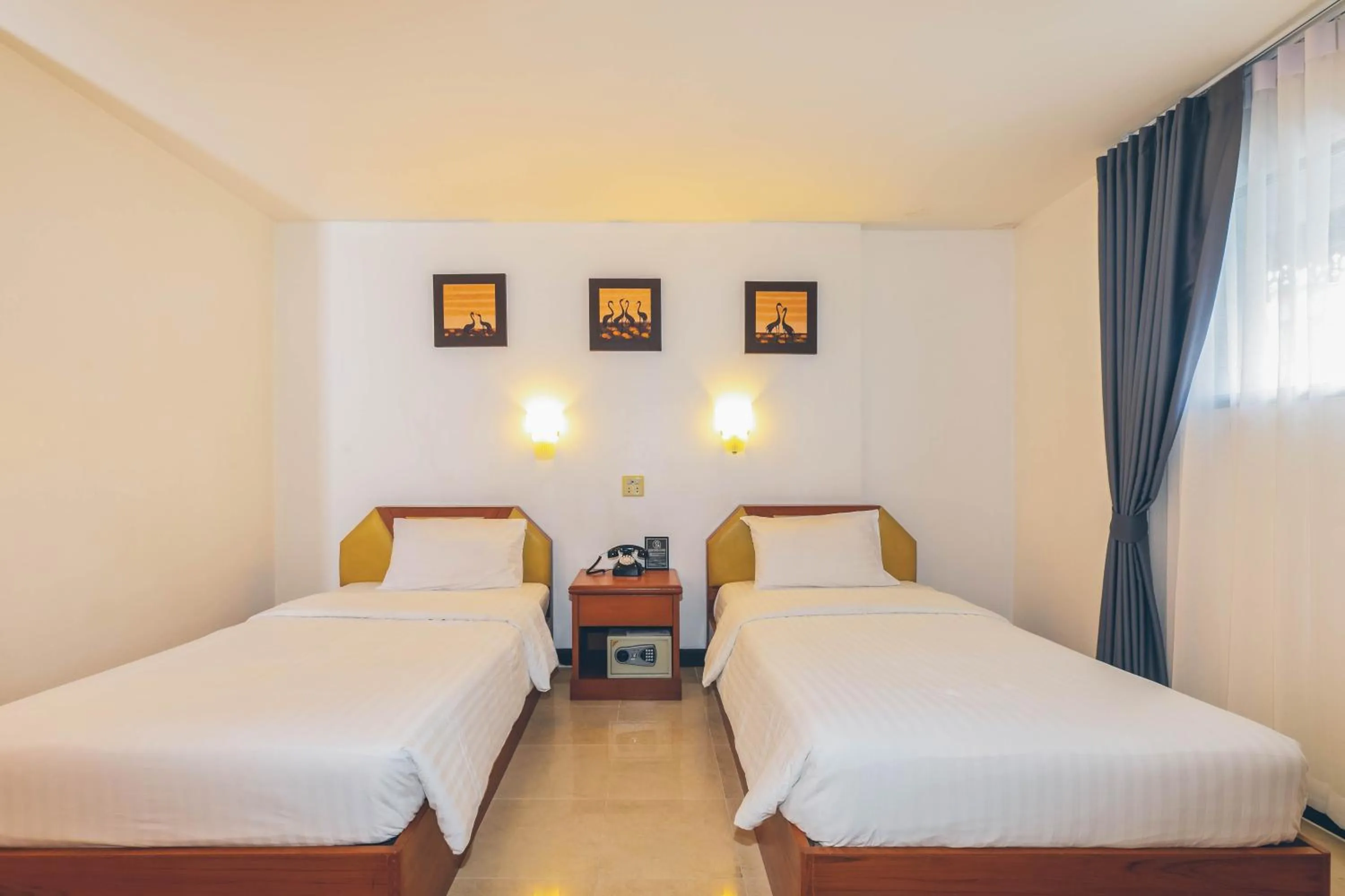 Bed in Atlas Bangkok Hotel