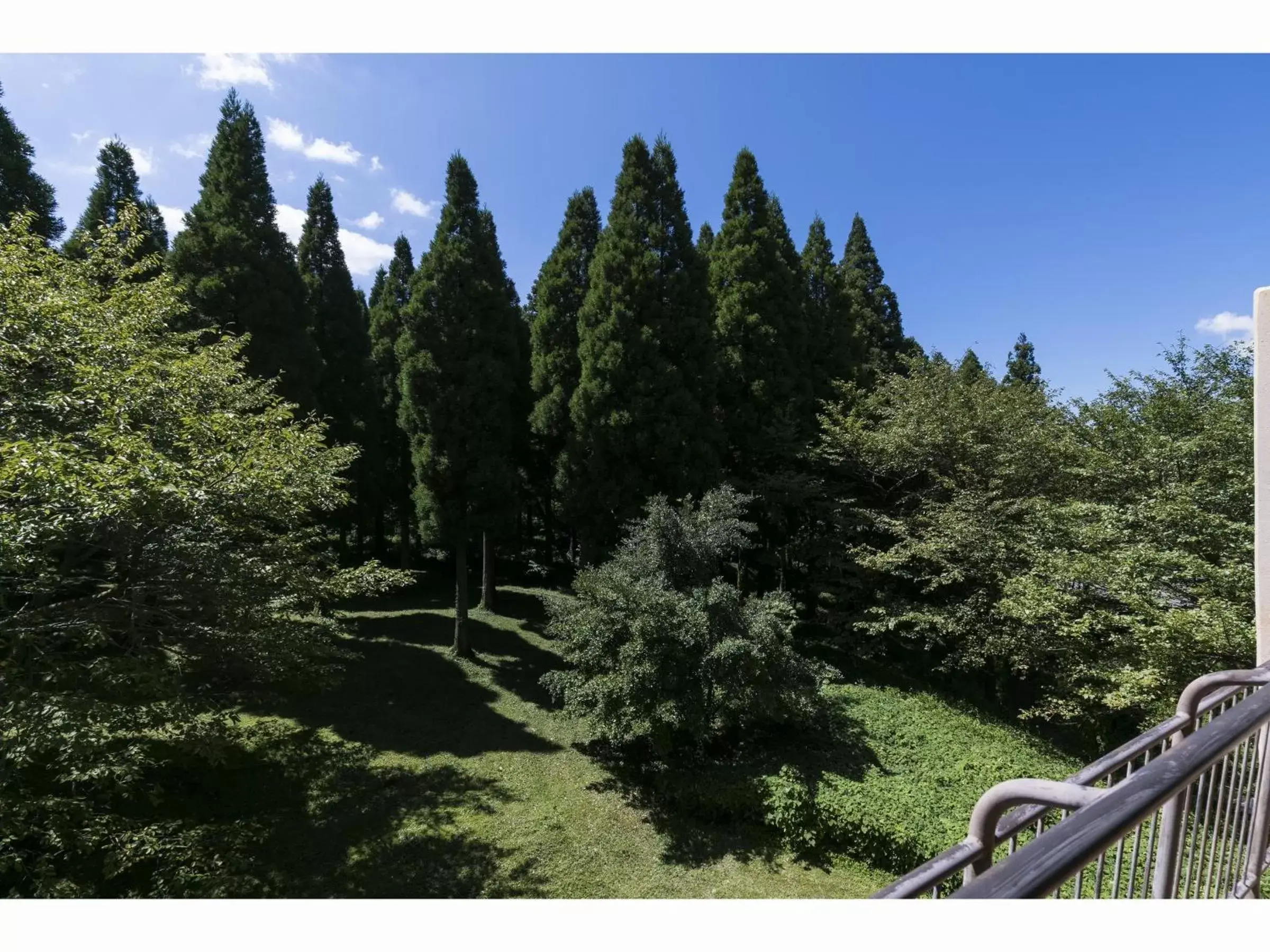 Inner courtyard view, Mountain View in Aso Resort Grandvrio Hotel