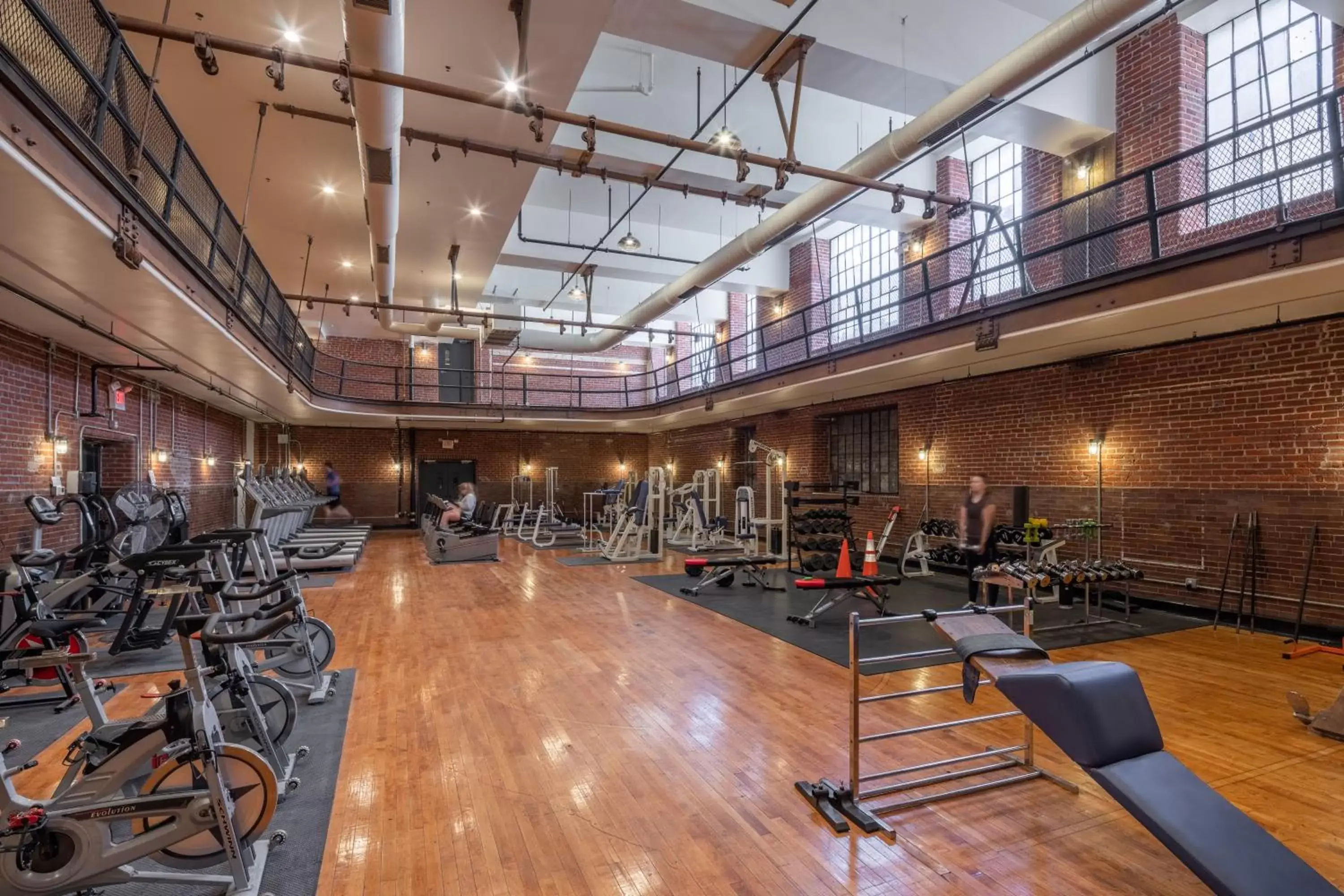 Fitness centre/facilities in Sosuite at West Lofts - West Philadelphia