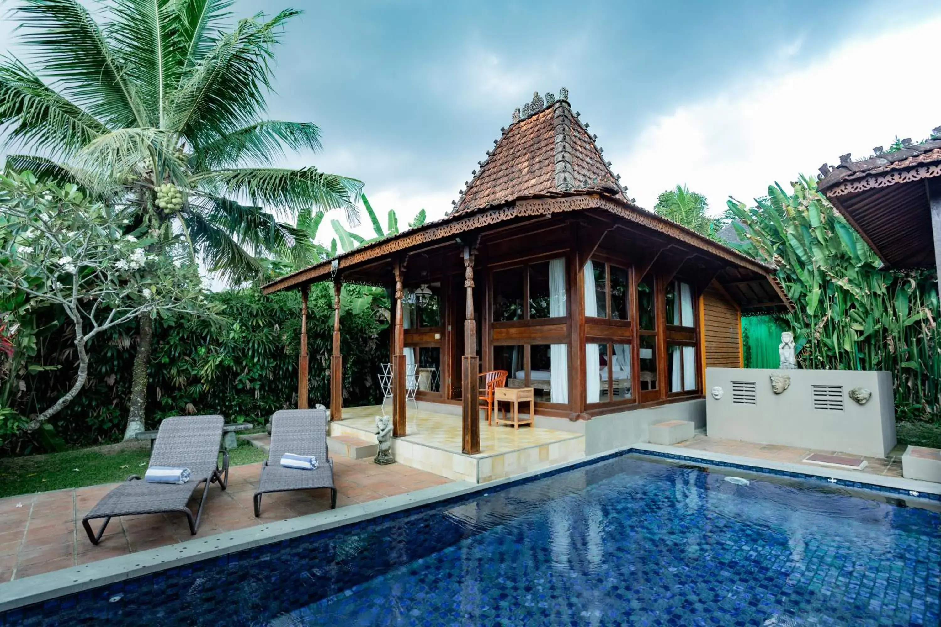 Swimming Pool in Ubud Heaven Penestanan