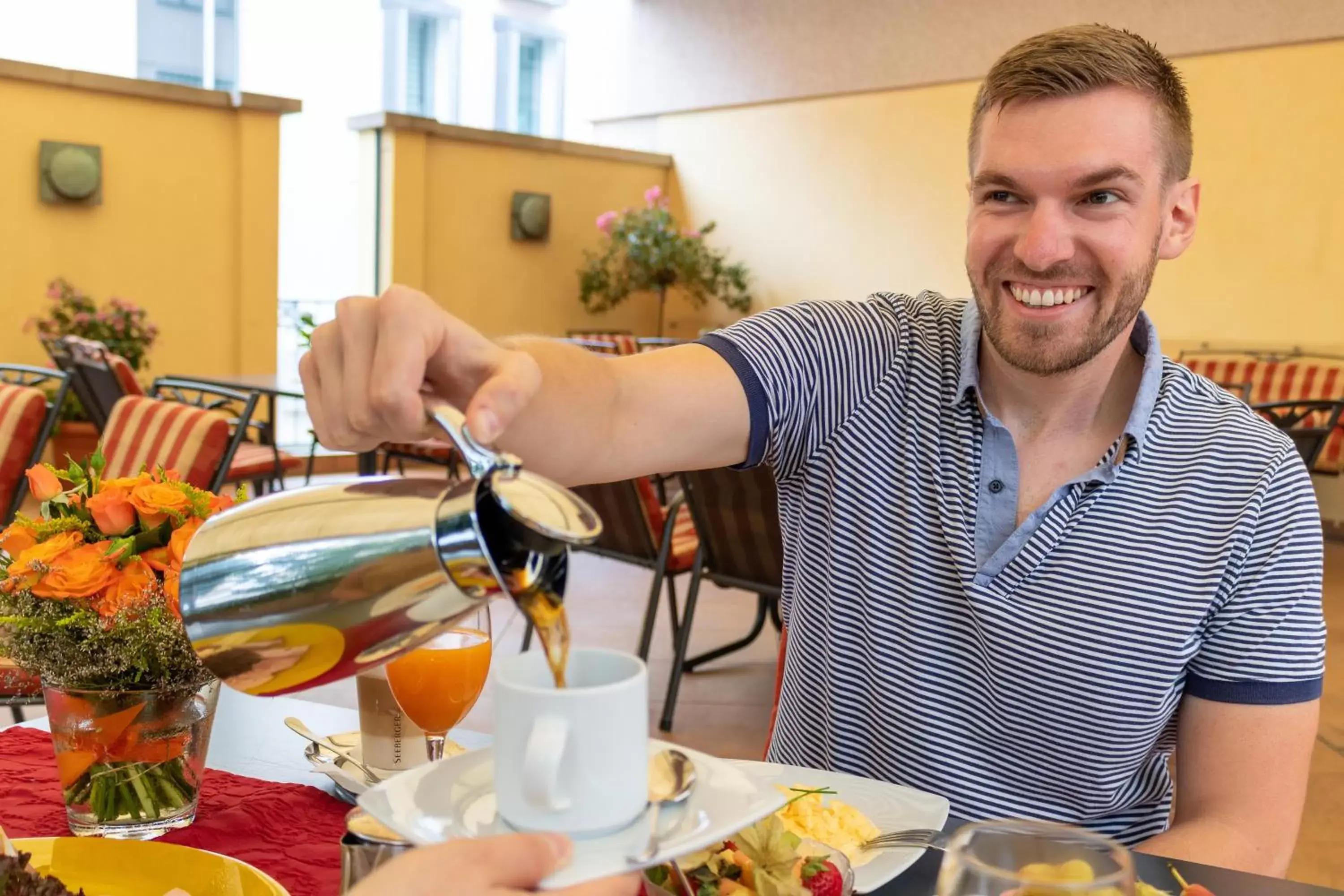 Breakfast, Food in Hirsch Hotel