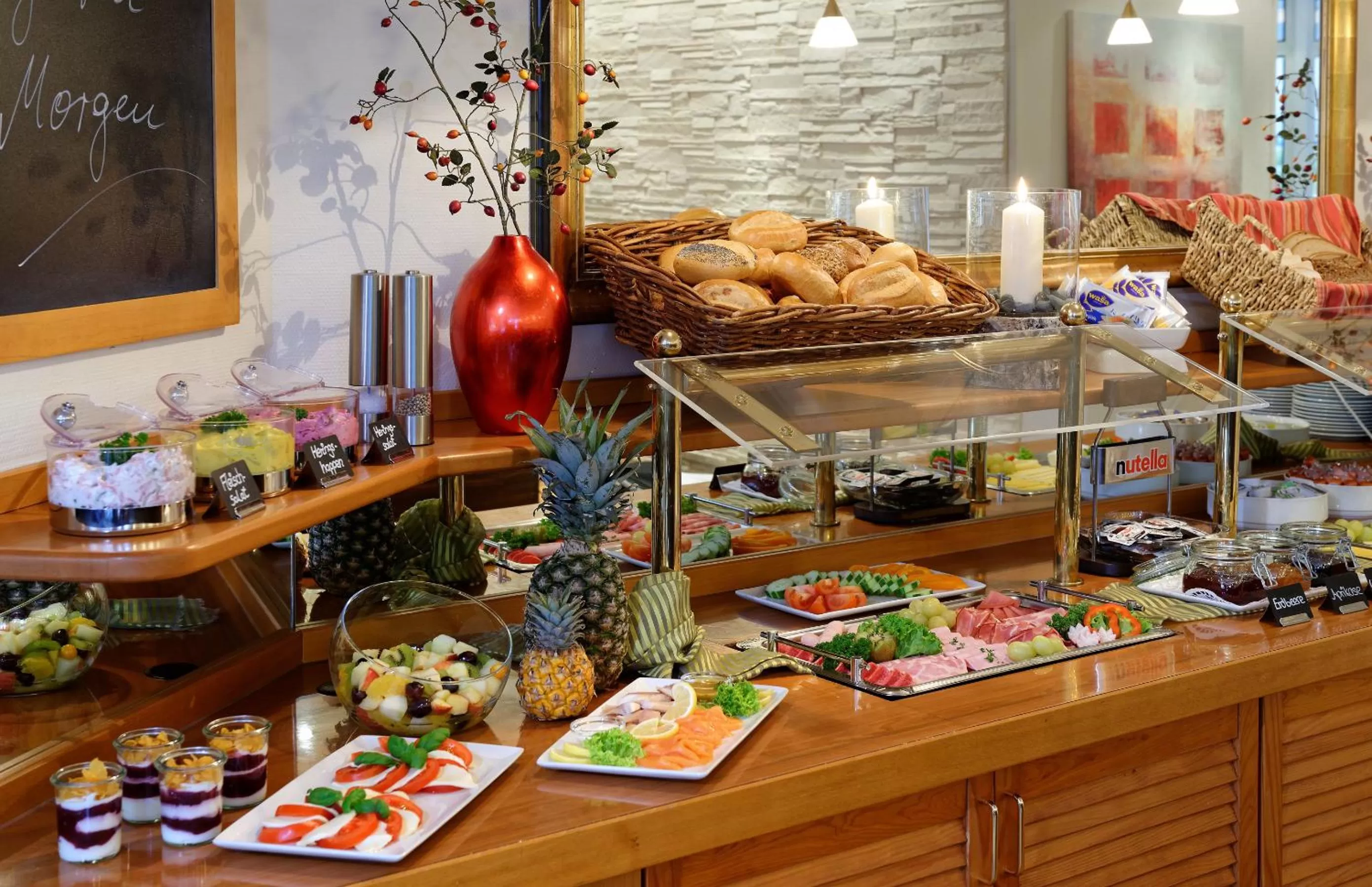 Buffet breakfast in Trend Hotel