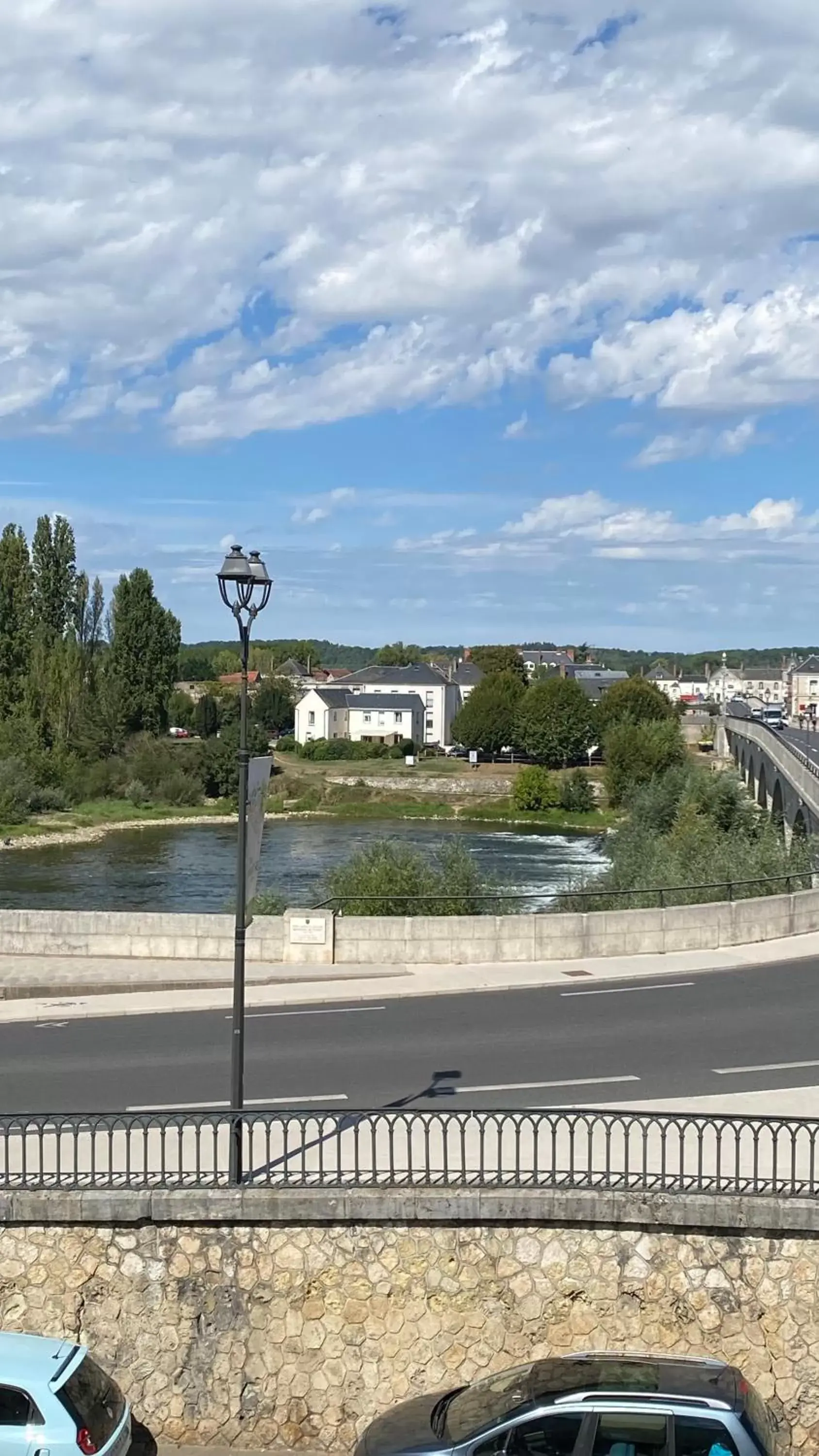 River view in Hotel Restaurant Bellevue