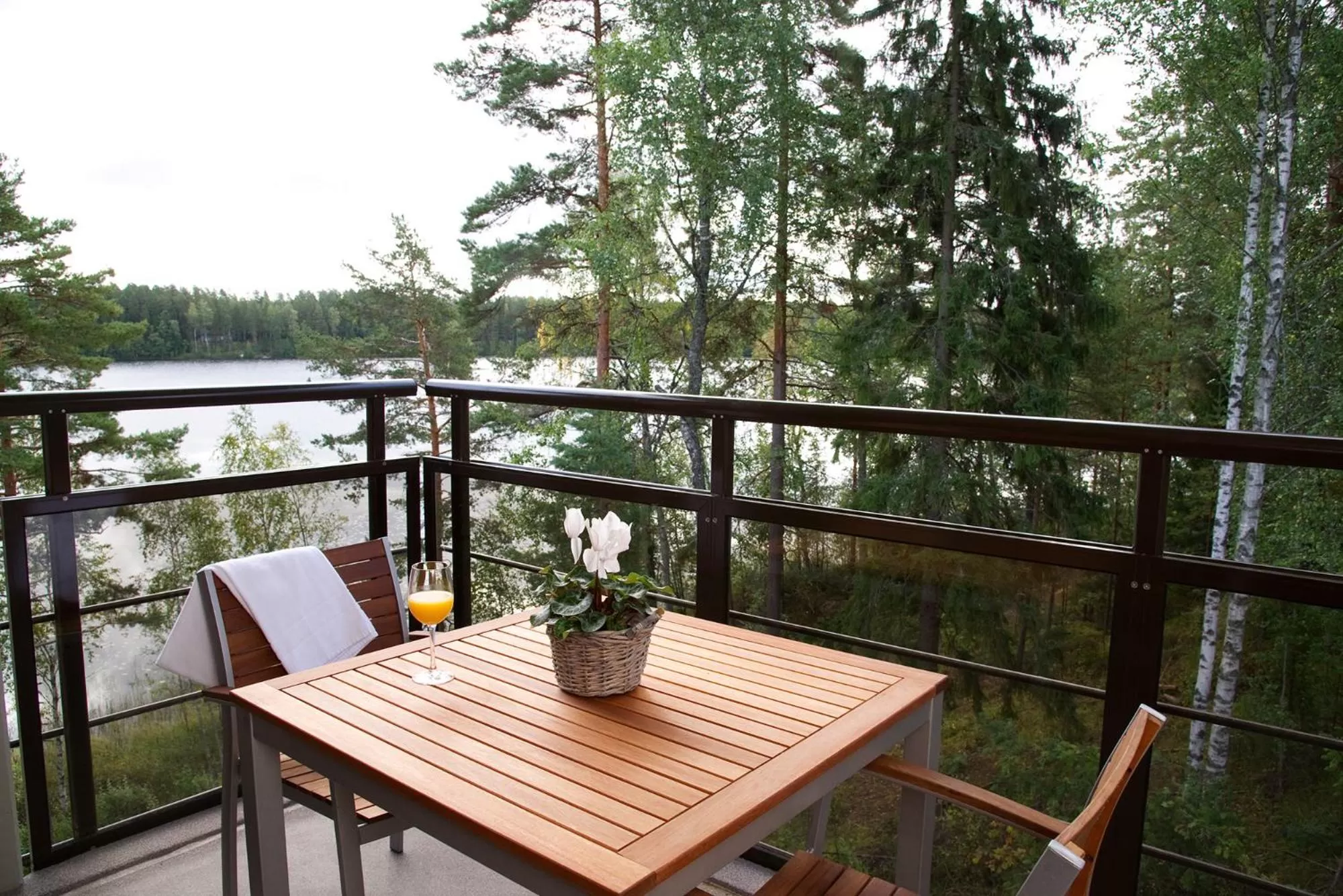 Balcony/Terrace in Eerikkilä Sport & Outdoor Resort