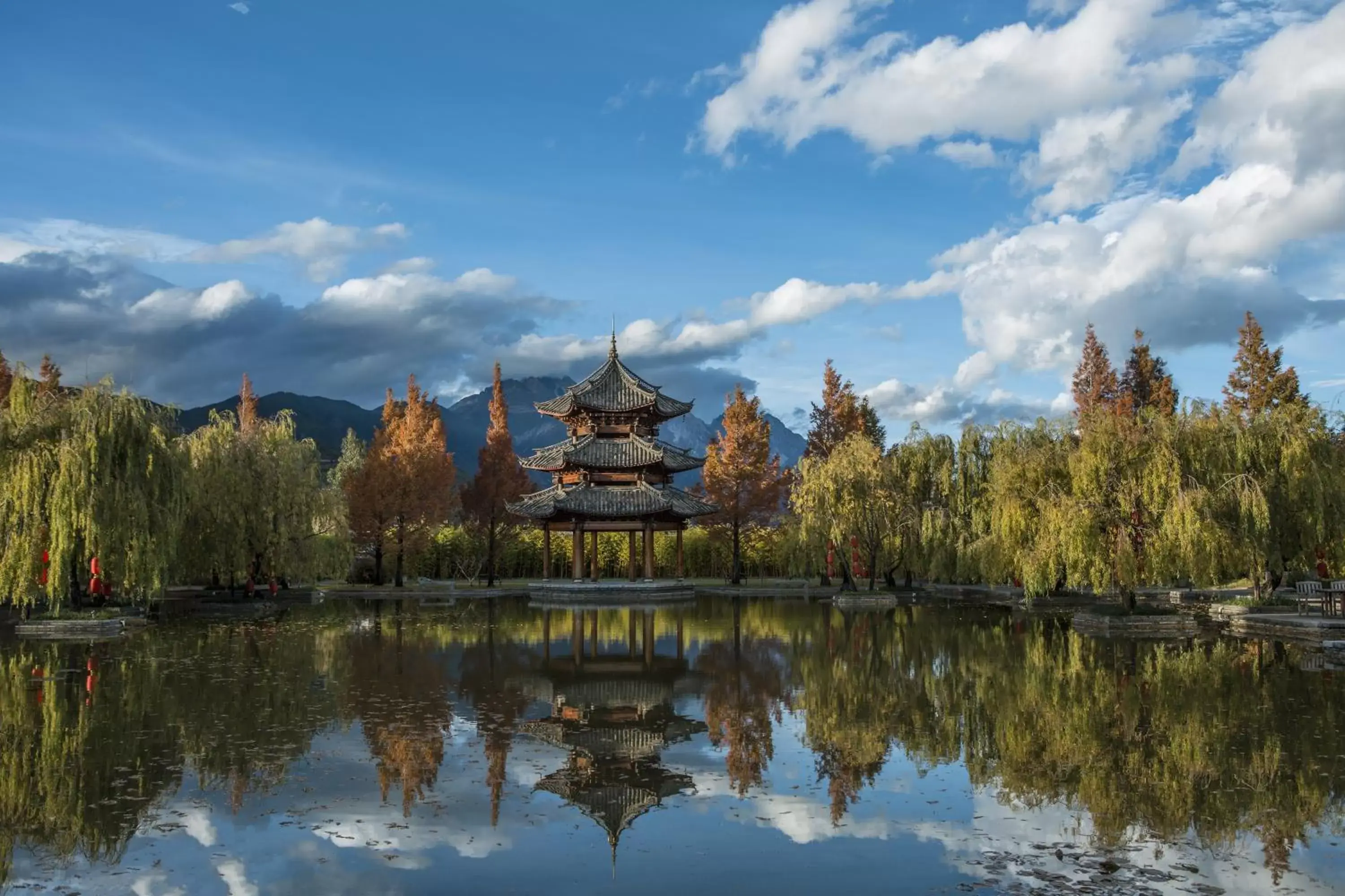 Natural landscape in Banyan Tree Lijiang