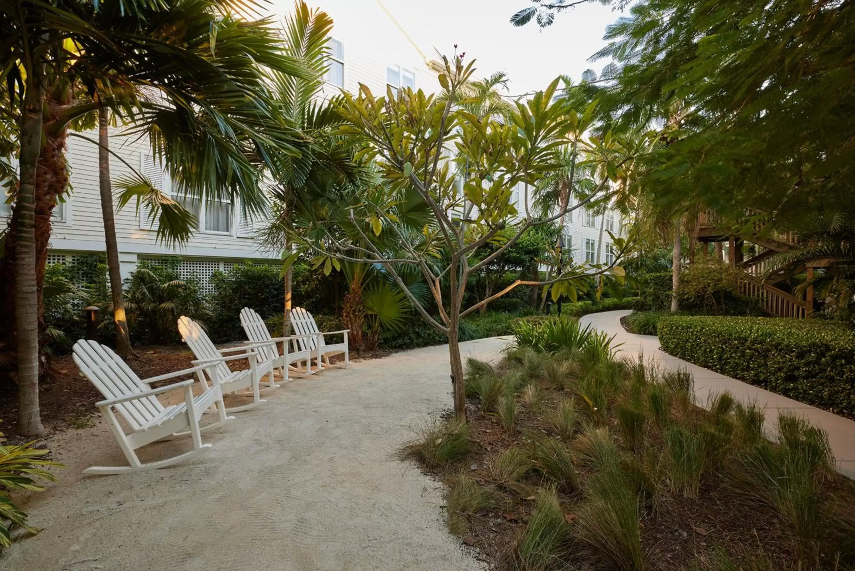 Inner courtyard view in Margaritaville Beach House Key West