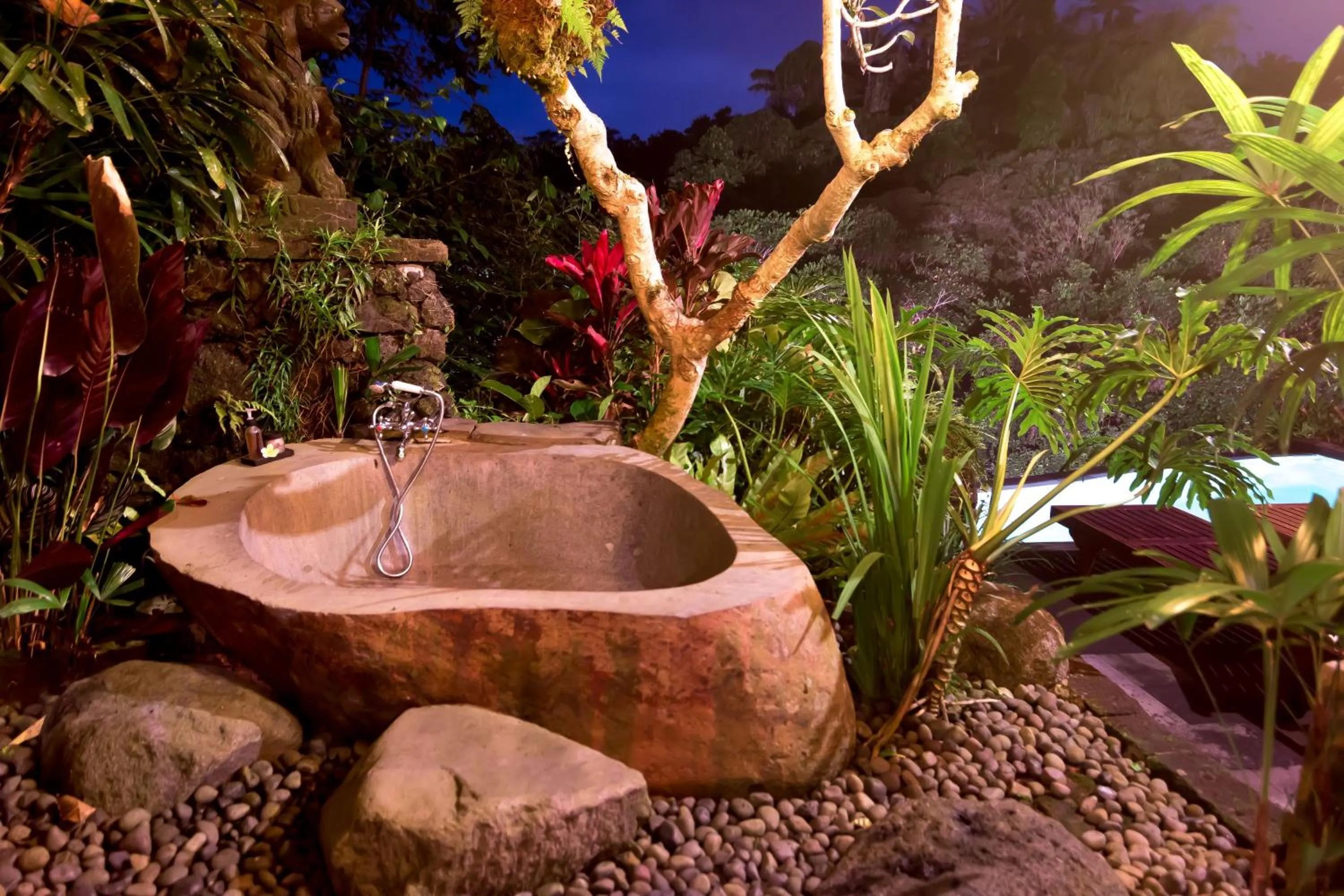 Open Air Bath in Bidadari Private Villas & Retreat