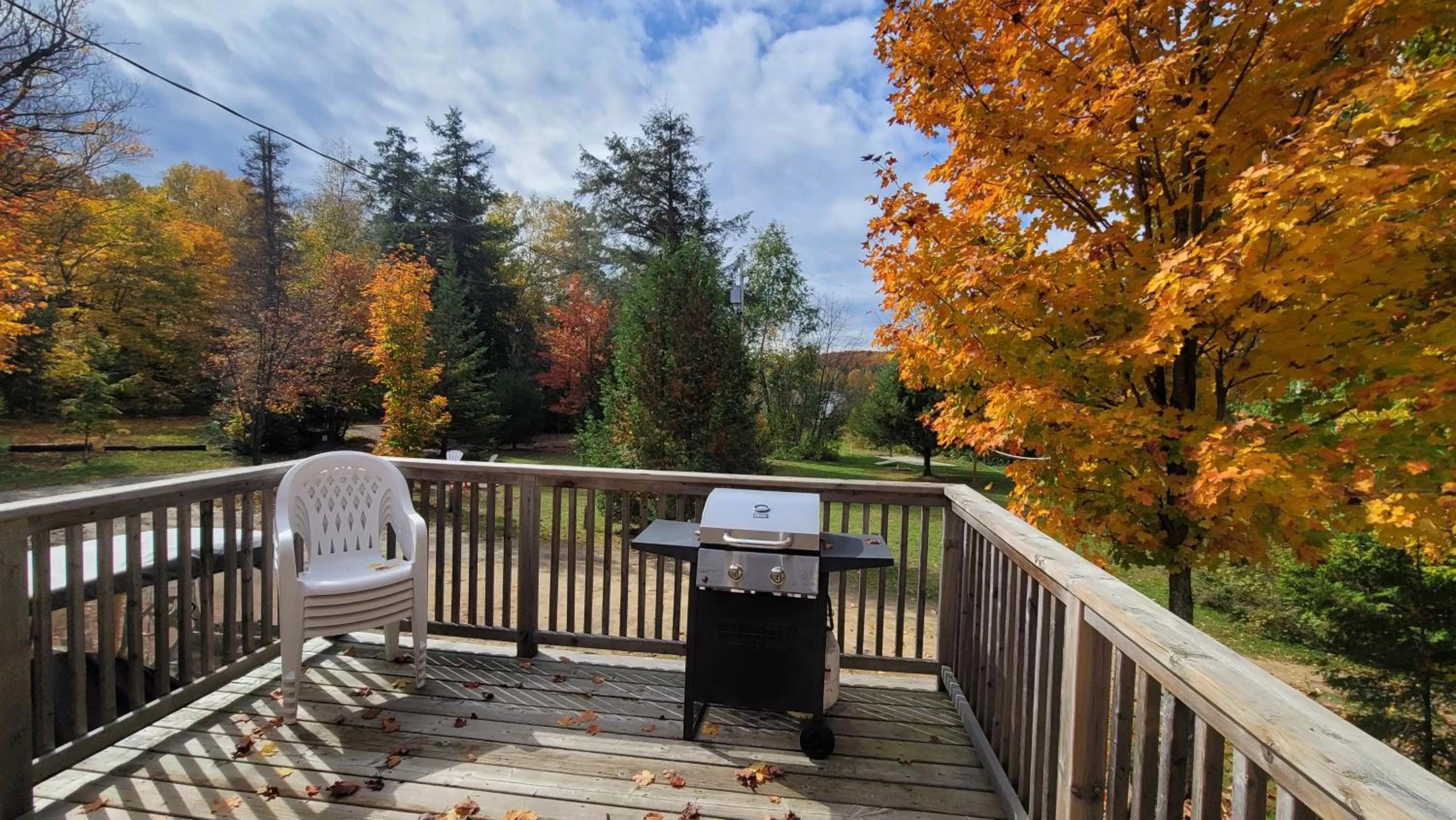 Patio in Parkway Cottage Resort and Trading Post