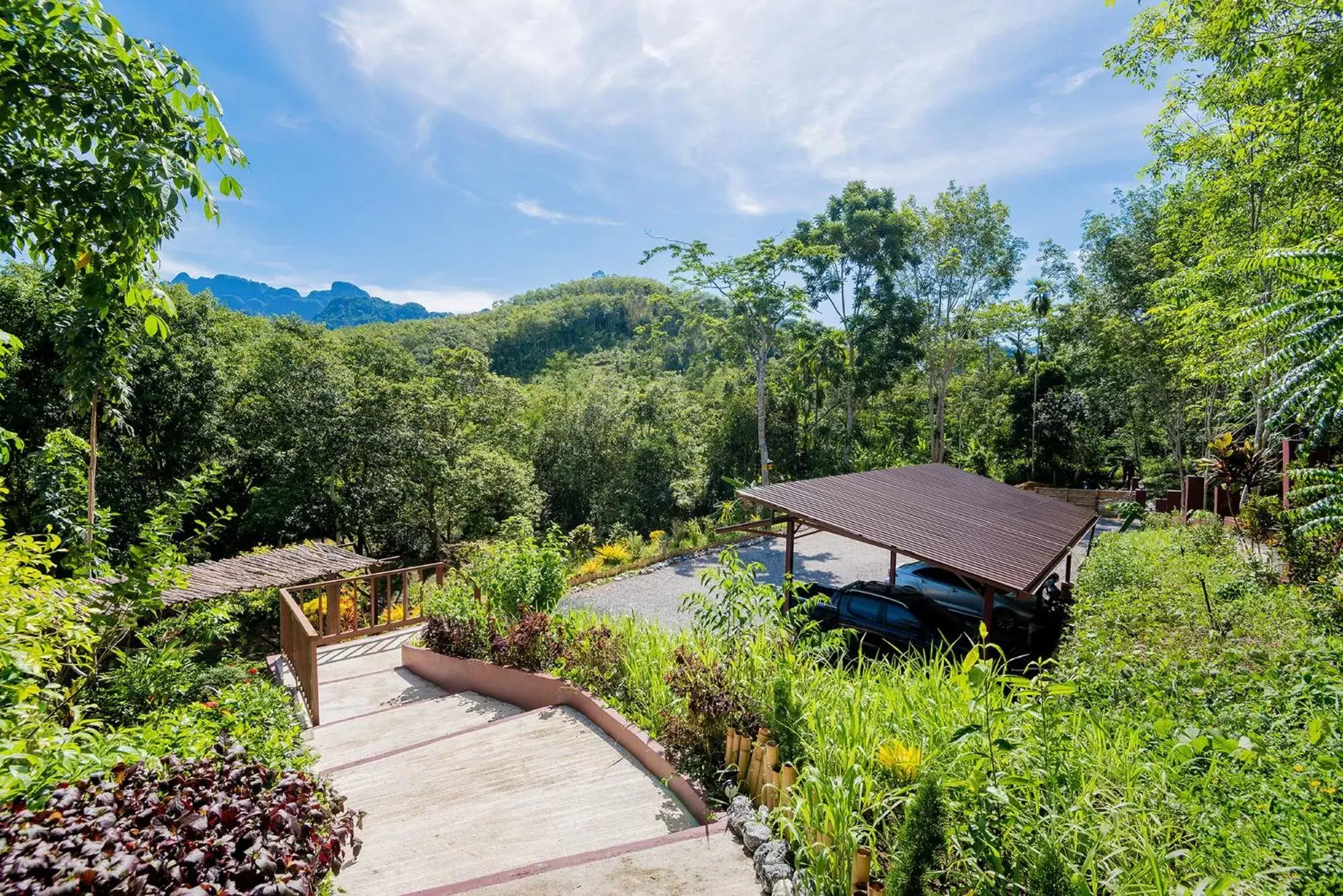 Garden in Khao Sok River Home Resort