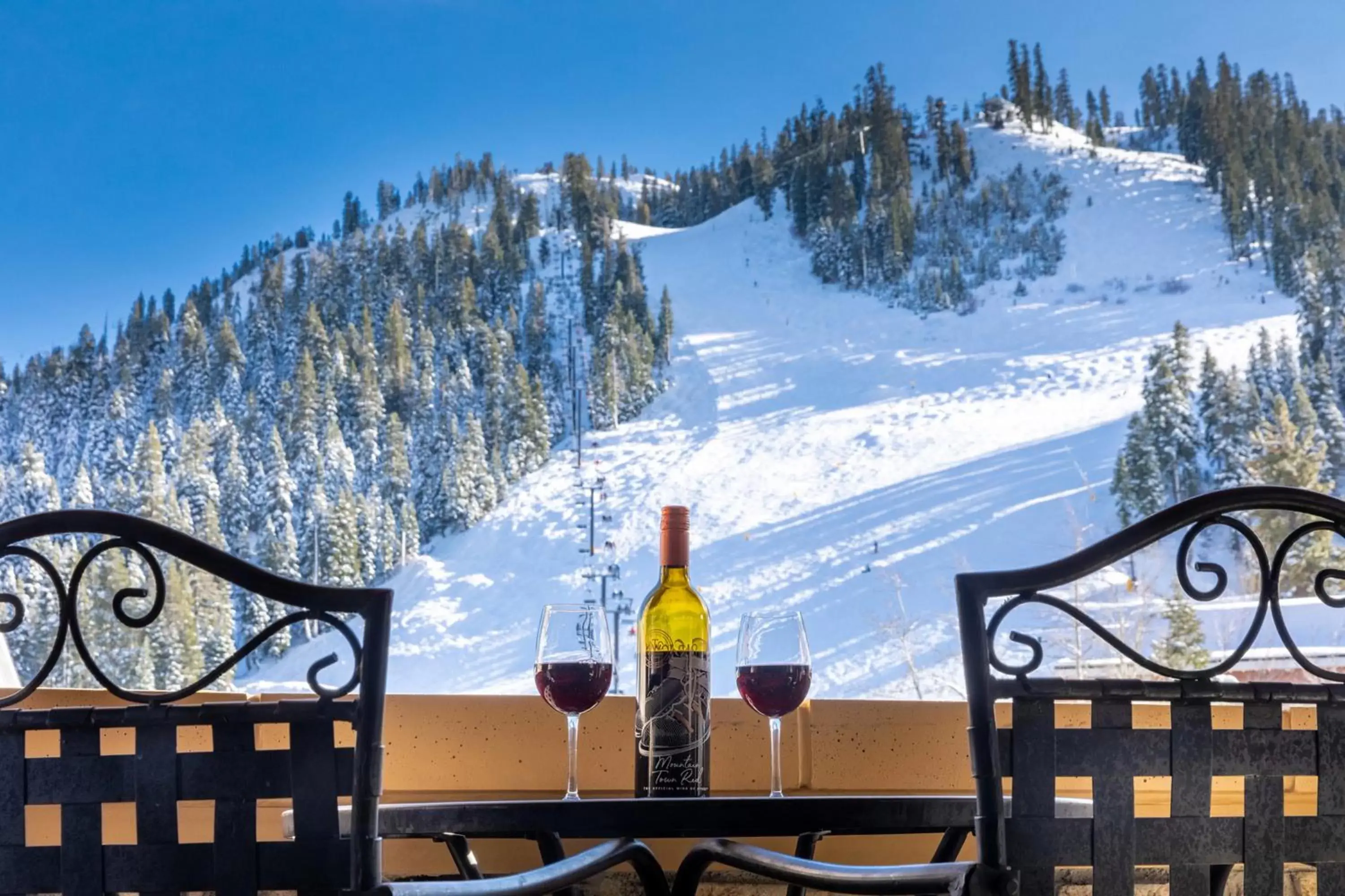 Balcony/Terrace, Winter in The Village at Palisades Tahoe