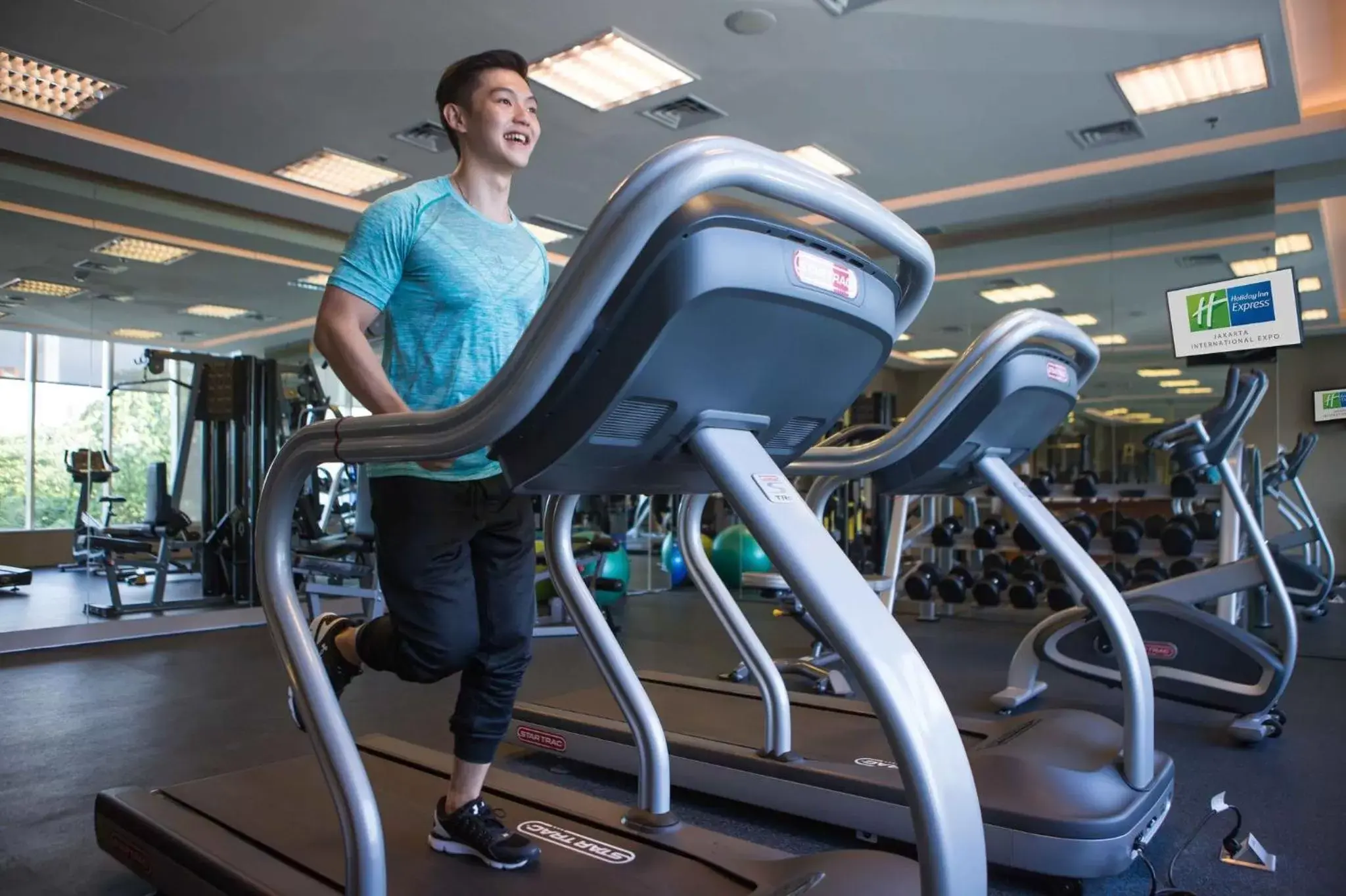Fitness centre/facilities in Holiday Inn Express Jakarta International Expo by IHG Fitness centre/facilities in Holiday Inn Express Jakarta International Expo by IHG