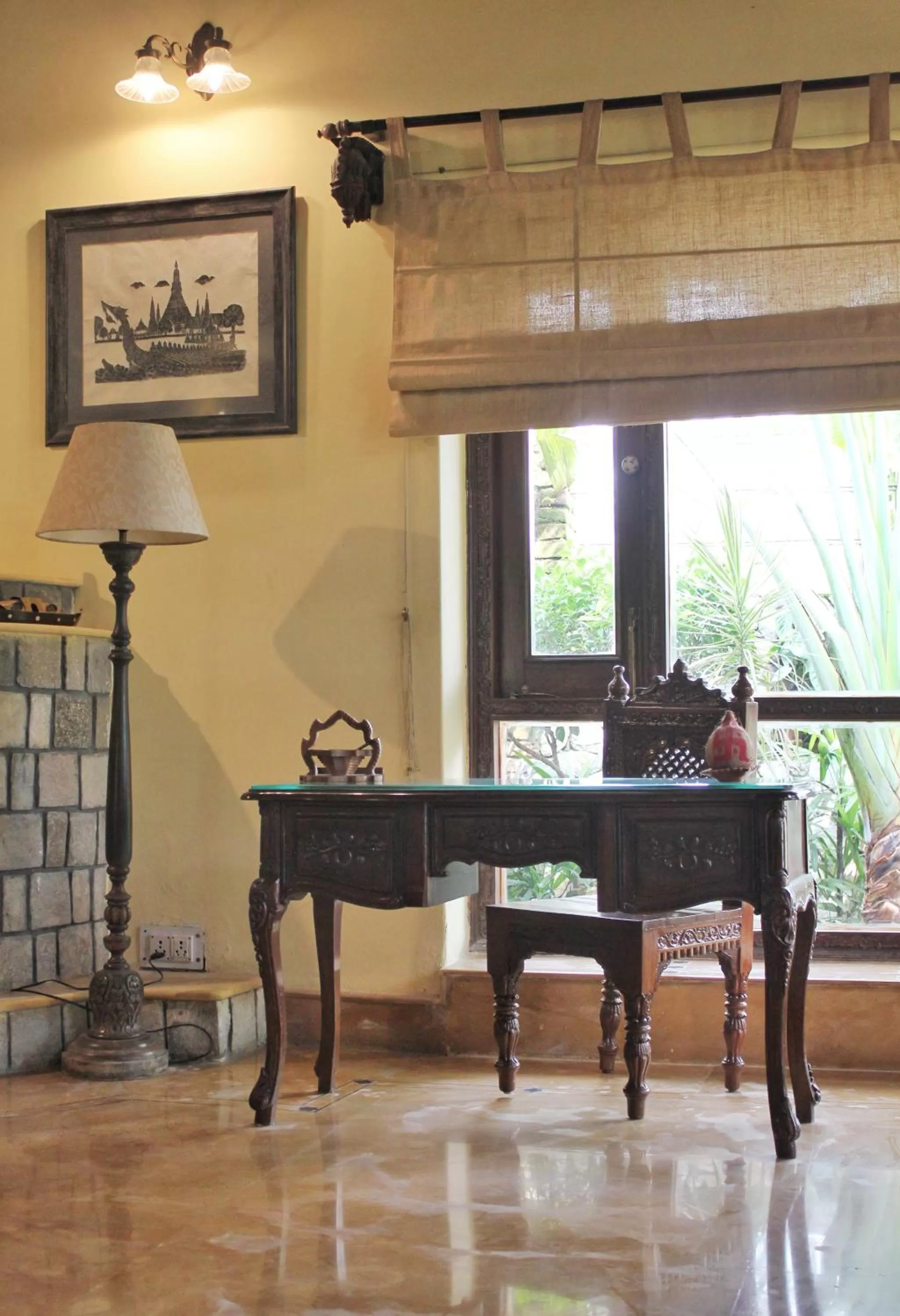 Seating area in Tree of Life Resort Dehradun Foothills