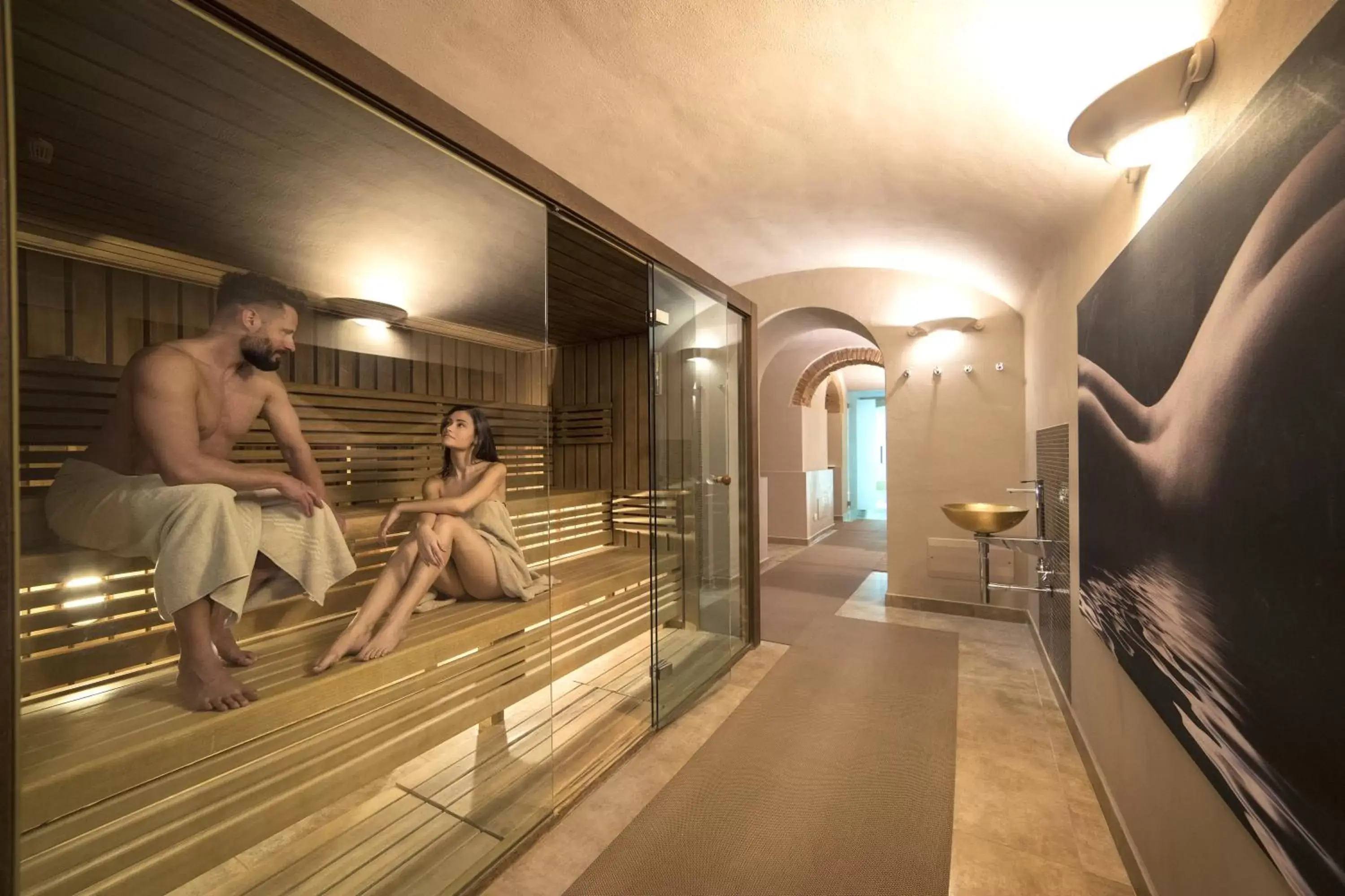 Sauna in Hotel Palazzo San Lorenzo & Spa