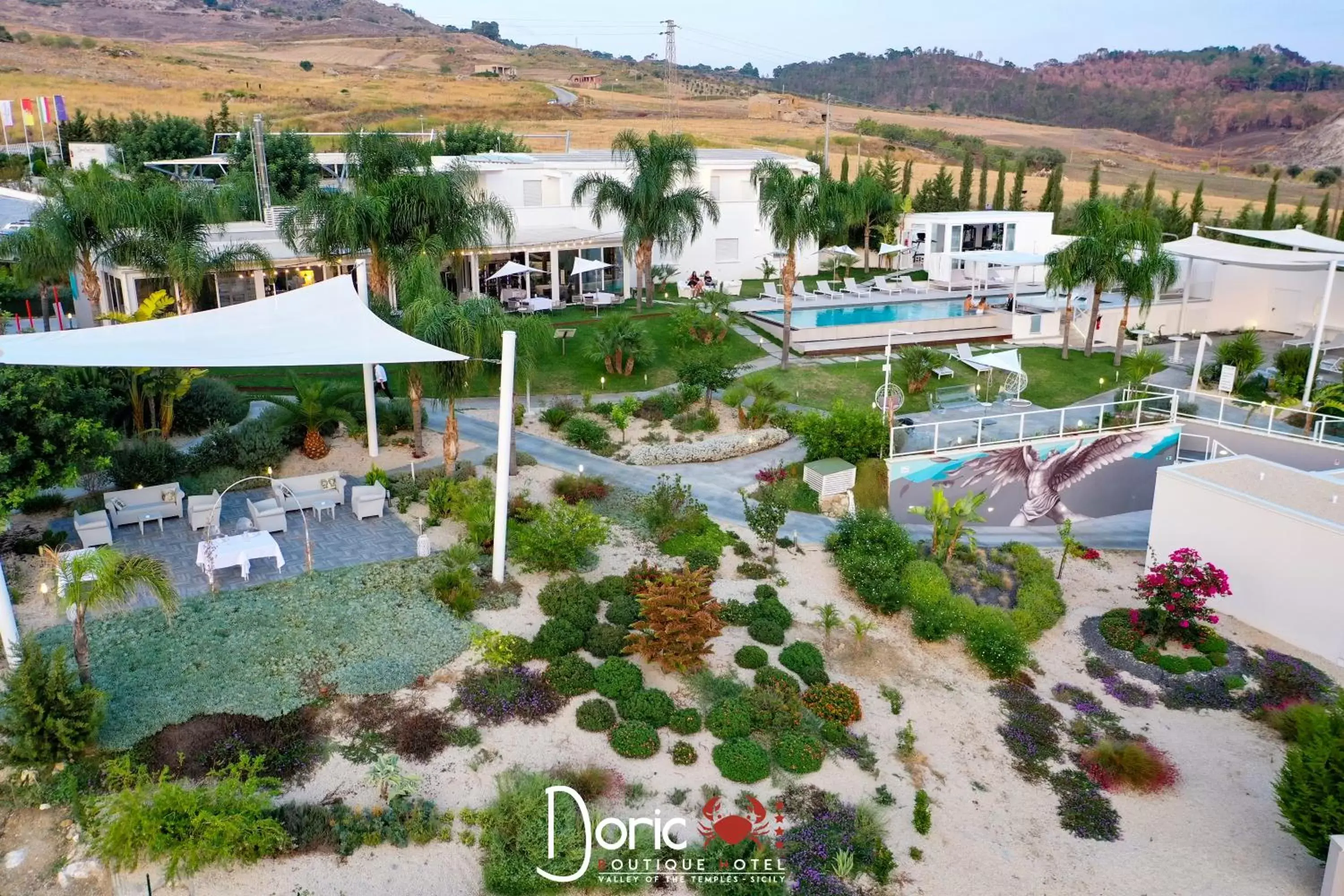 Restaurant/places to eat, Bird's-eye View in Doric Eco Boutique Resort & Spa - Sicily