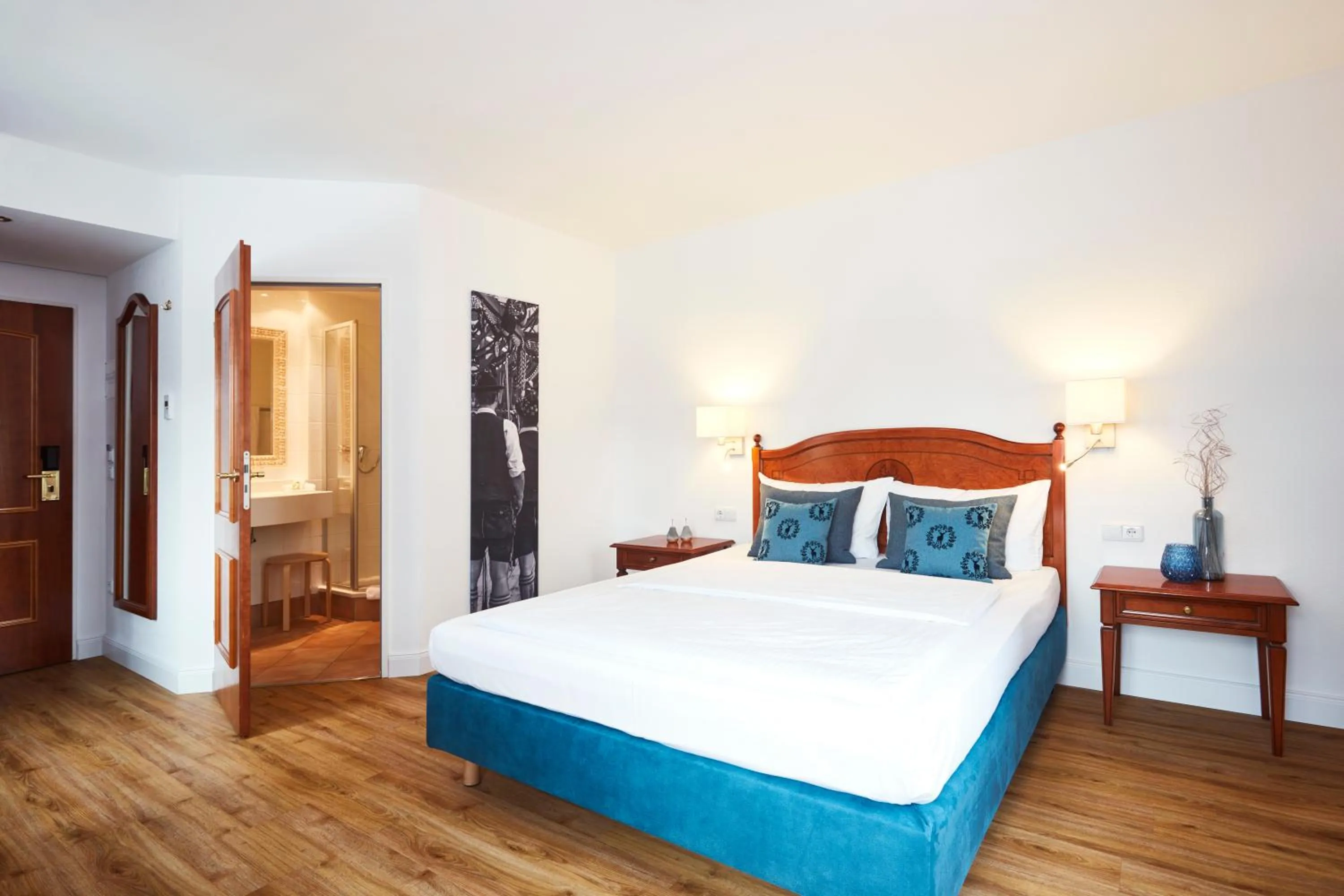 Bed in Hotel Prinzregent München Messe