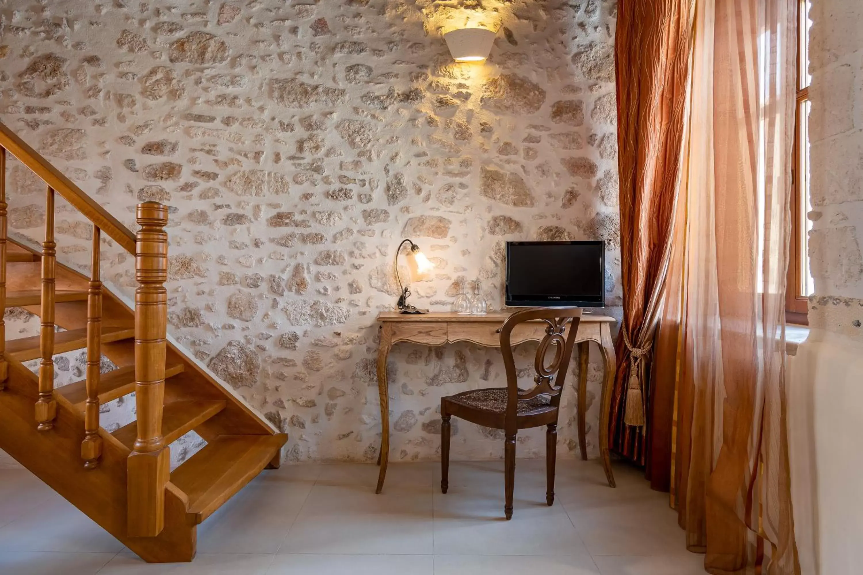 Seating area, TV/Entertainment Center in Palazzino Di Corina