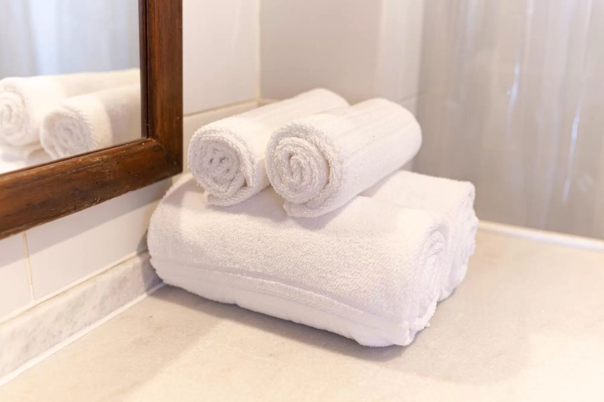 Bathroom, Bed in Santa Clara Hotel