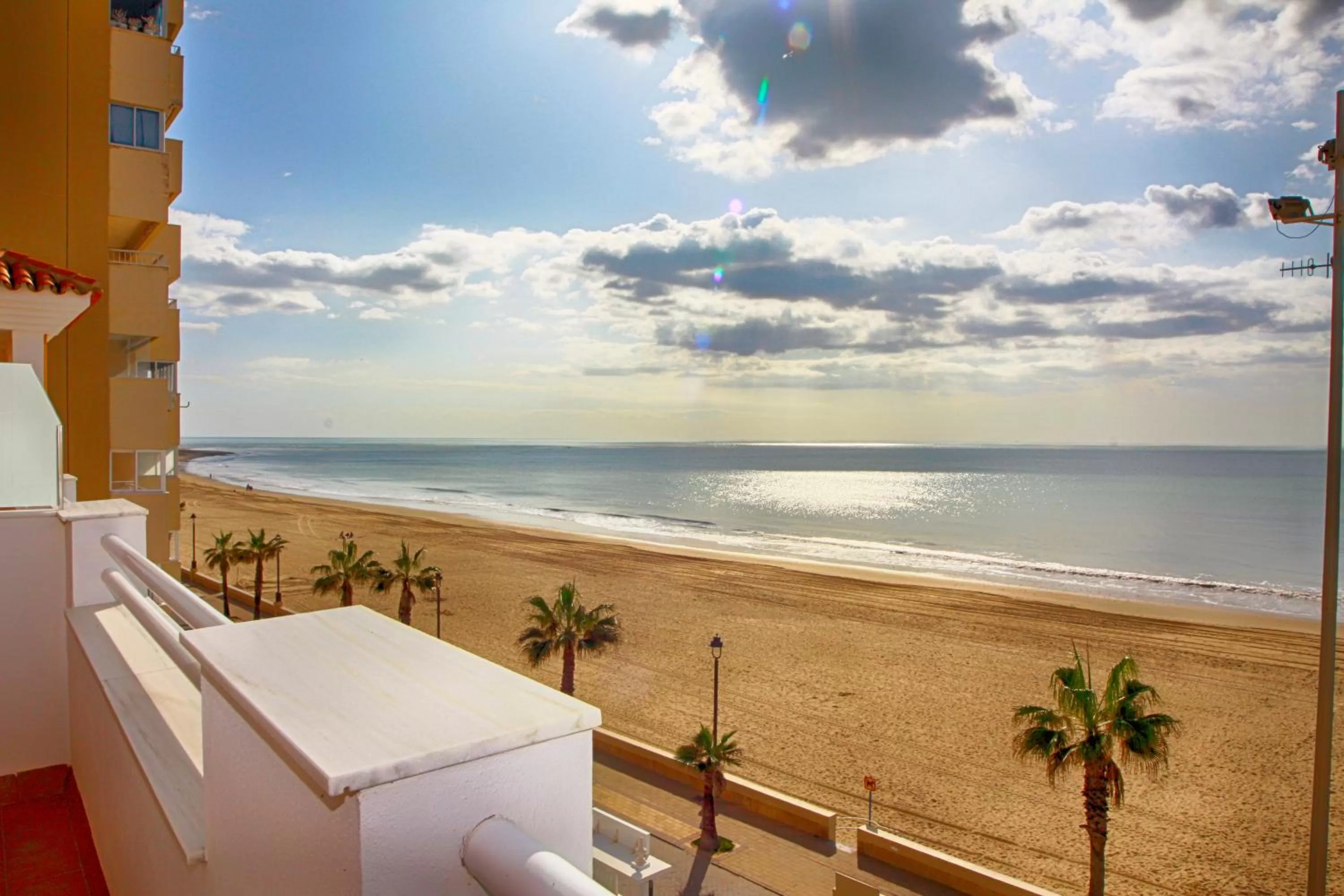 Balcony/Terrace in Hotel Vértice Chipiona Mar