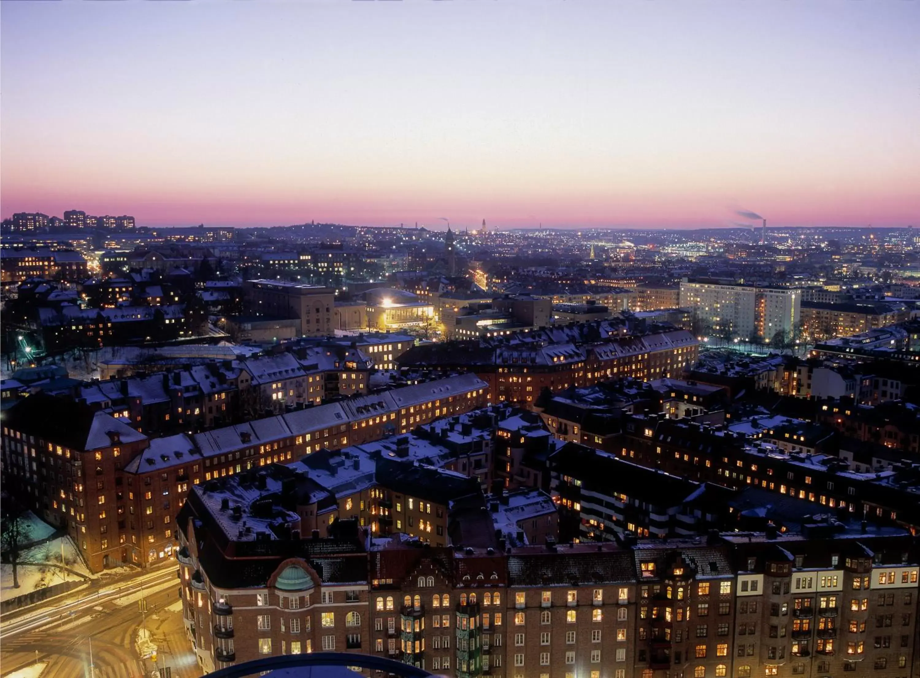 City view, Bird's-eye View in Gothia Towers