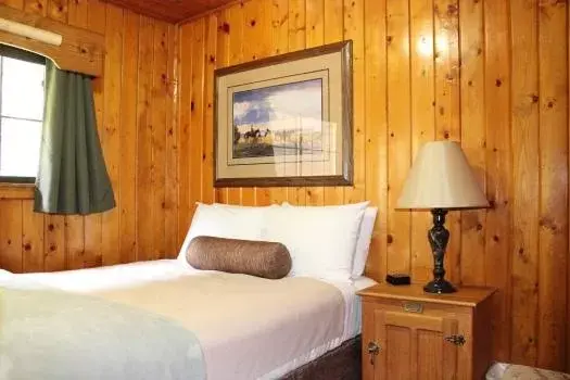 Bed in Copper King Lodge