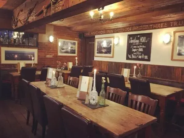 Dining area, Restaurant/Places to Eat in The Anchor Inn