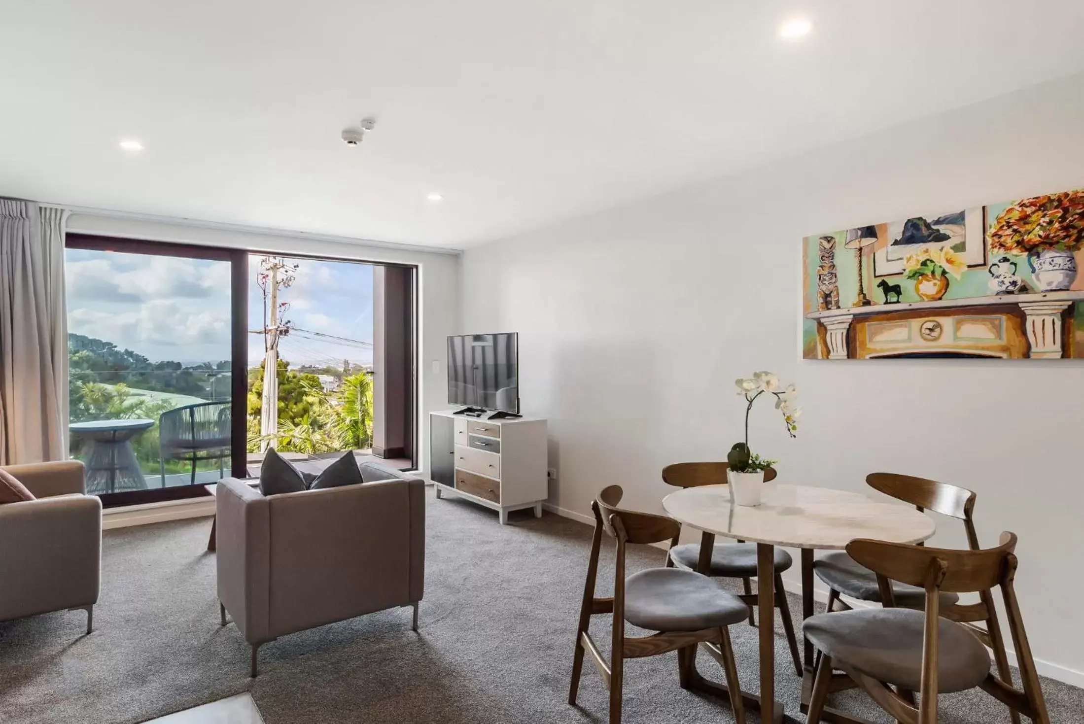 Living room in FERNZ Motel & Apartments Birkenhead