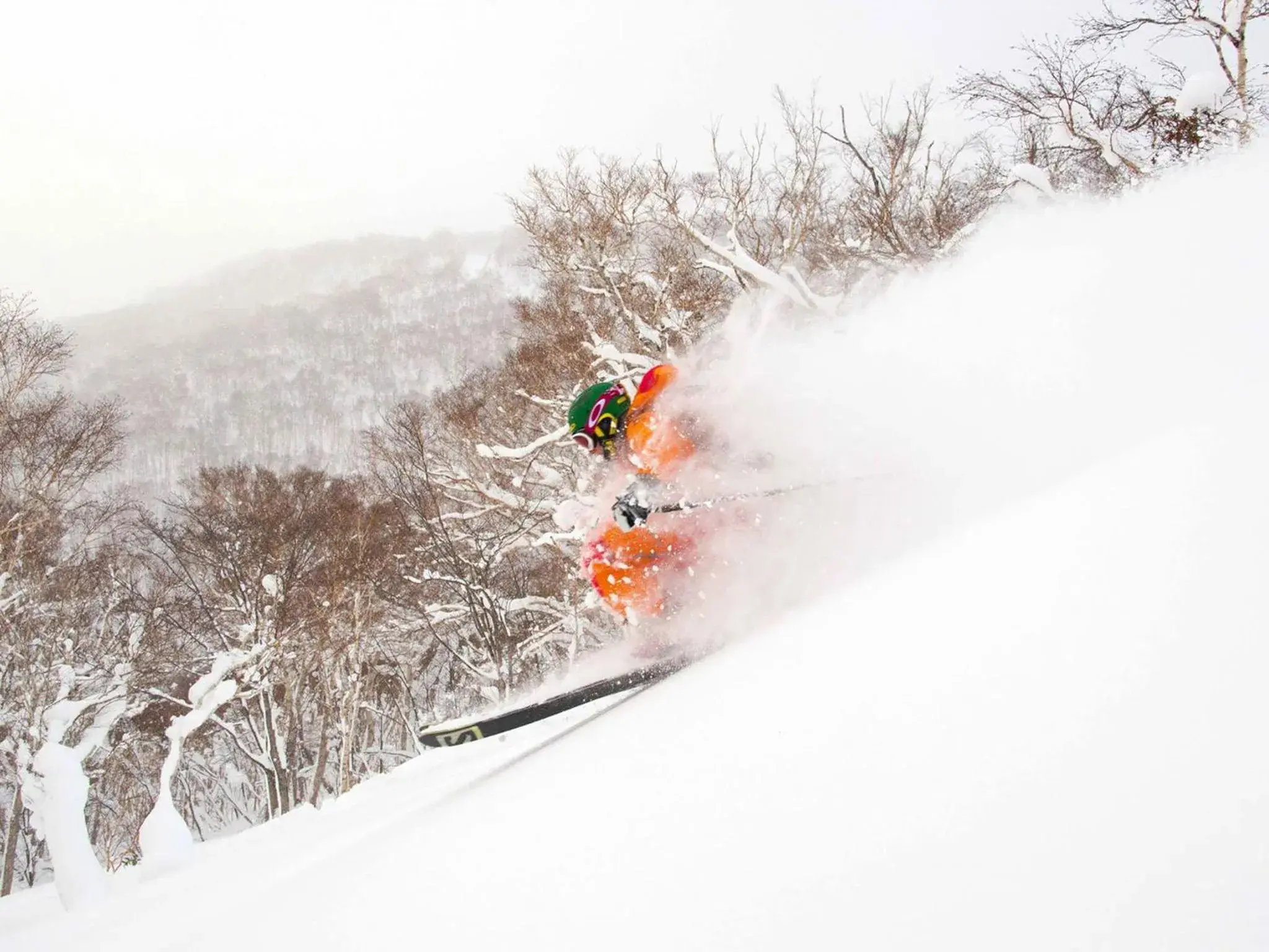 Skiing in Asahidake Onsen Hotel Bear Monte