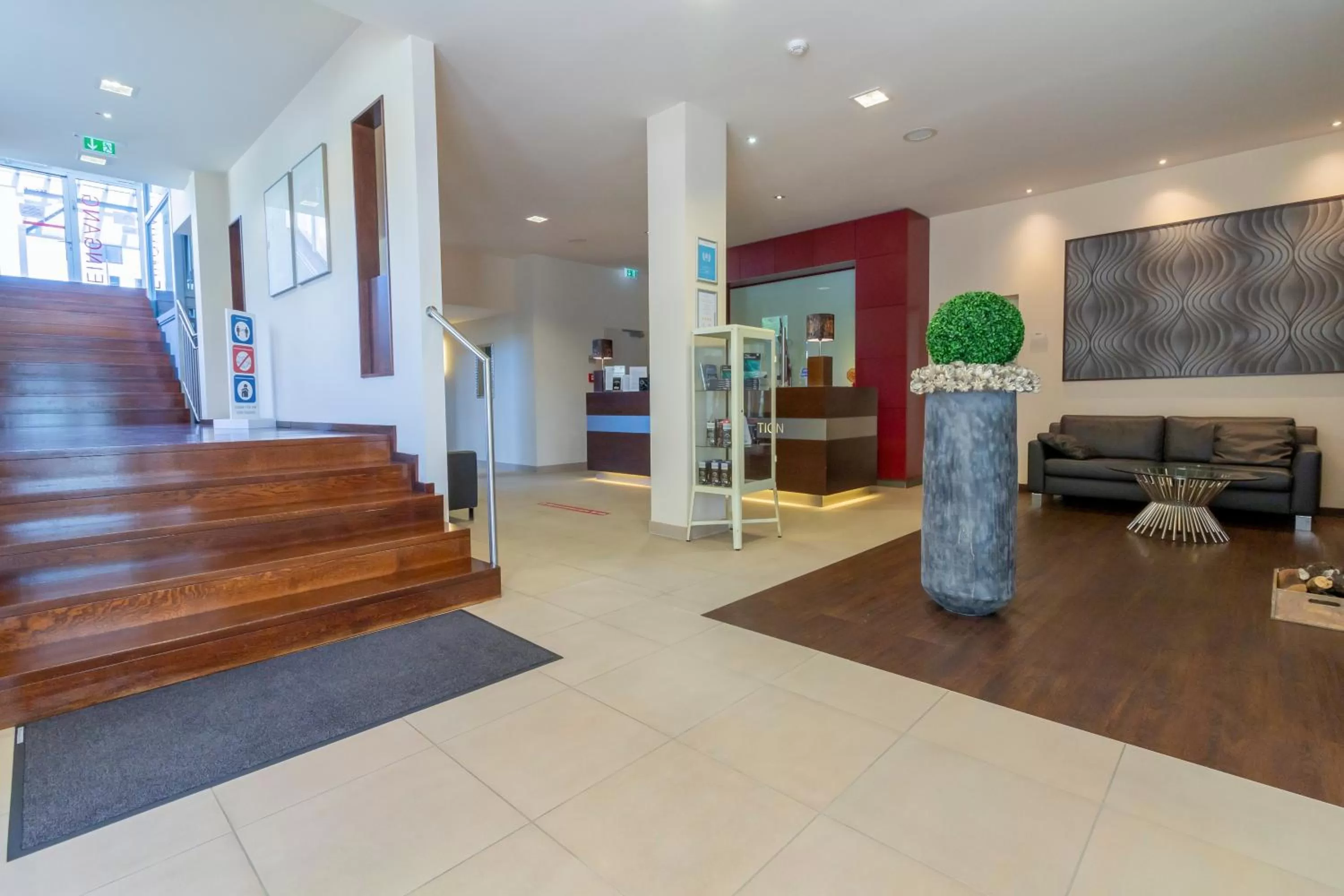 Lobby or reception in Der Seehof