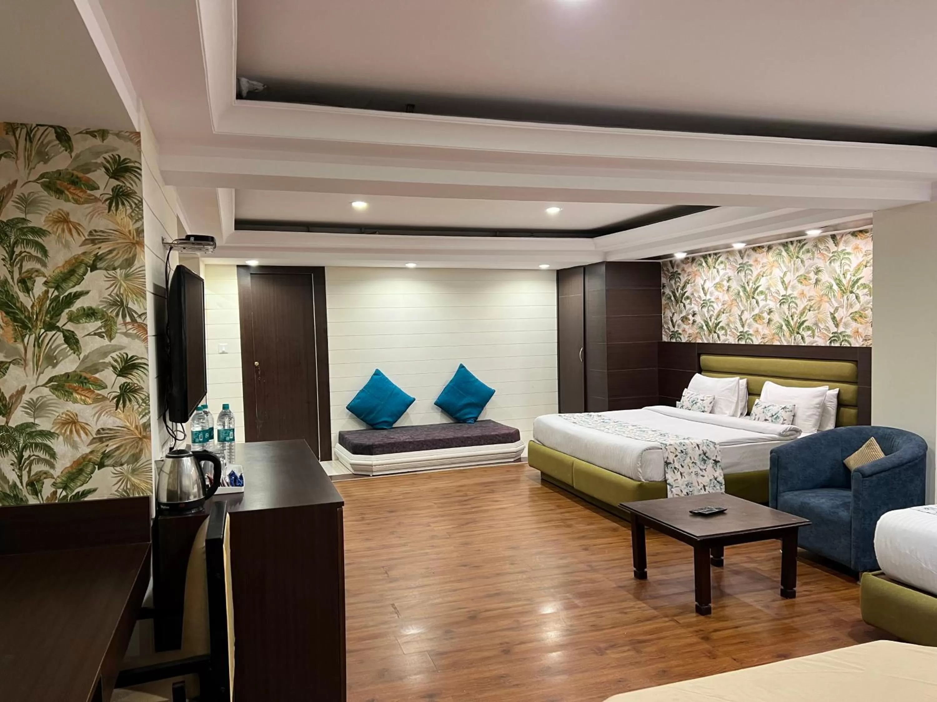 Bed in Hotel Shiva Continental