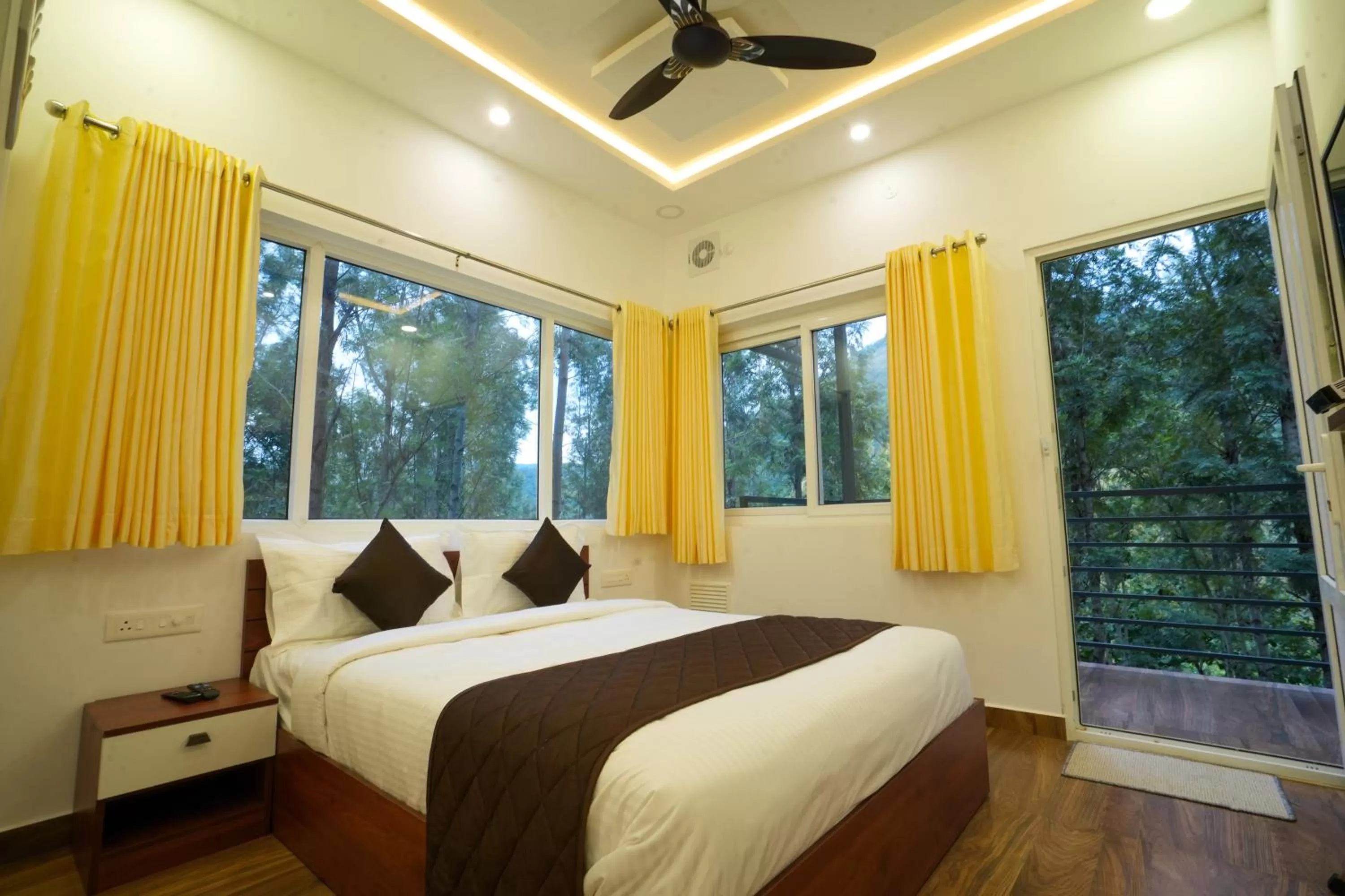 Bed in Misty Range Resorts