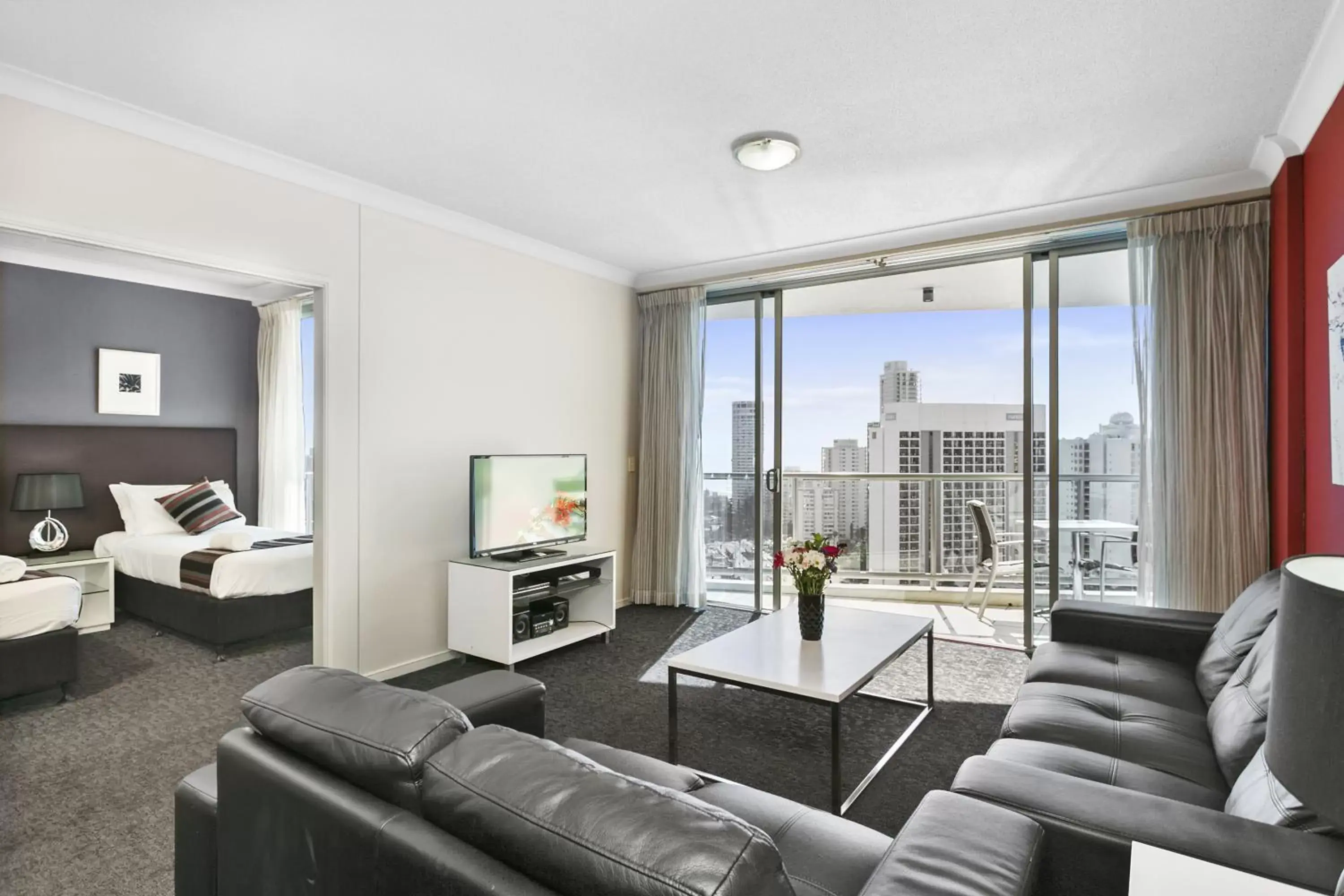 Living room, Seating Area in Mantra Towers of Chevron