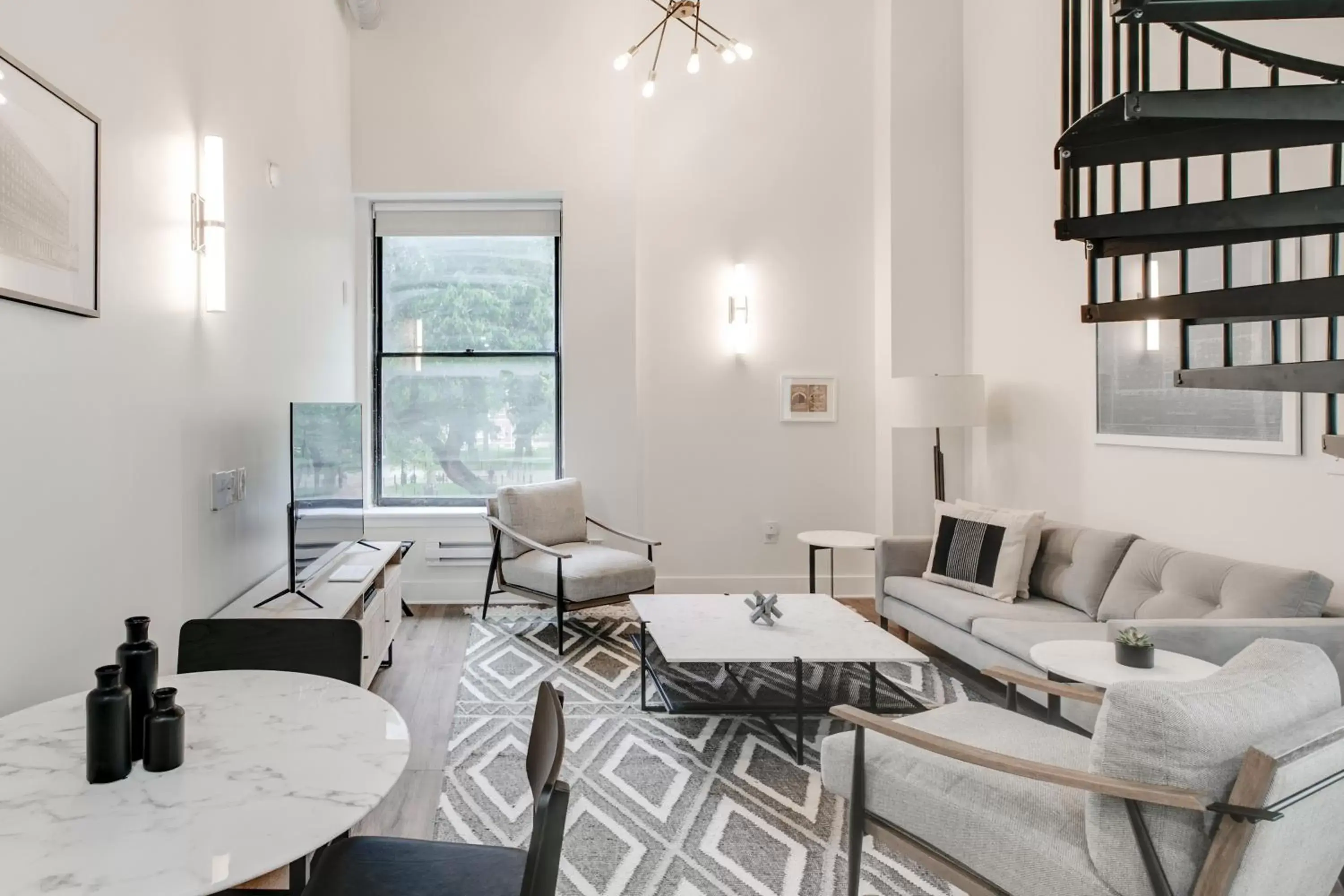 Living room, Seating Area in The Ledger Residences by Sosuite - Old City