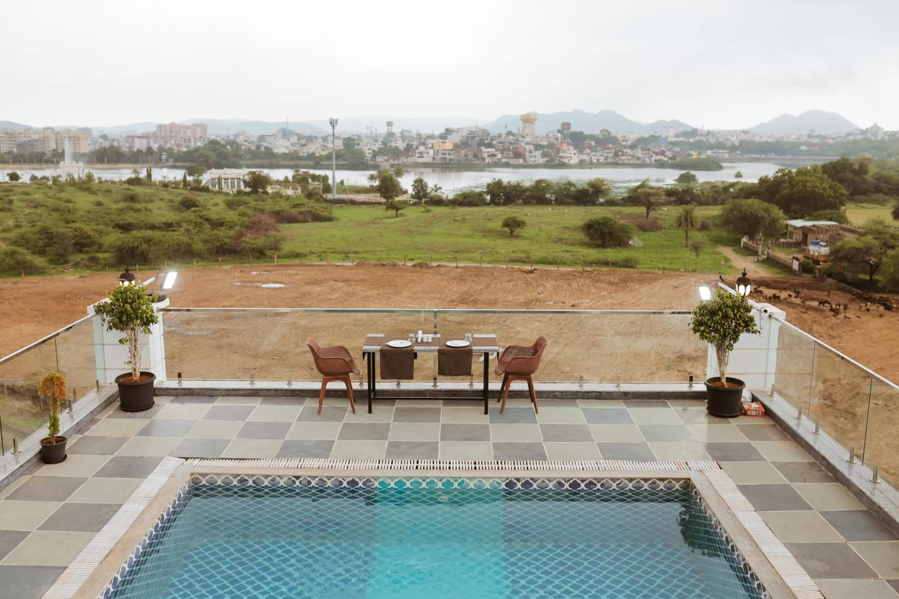 Garden, Pool View in Revaas Lake View Boutique Hotel
