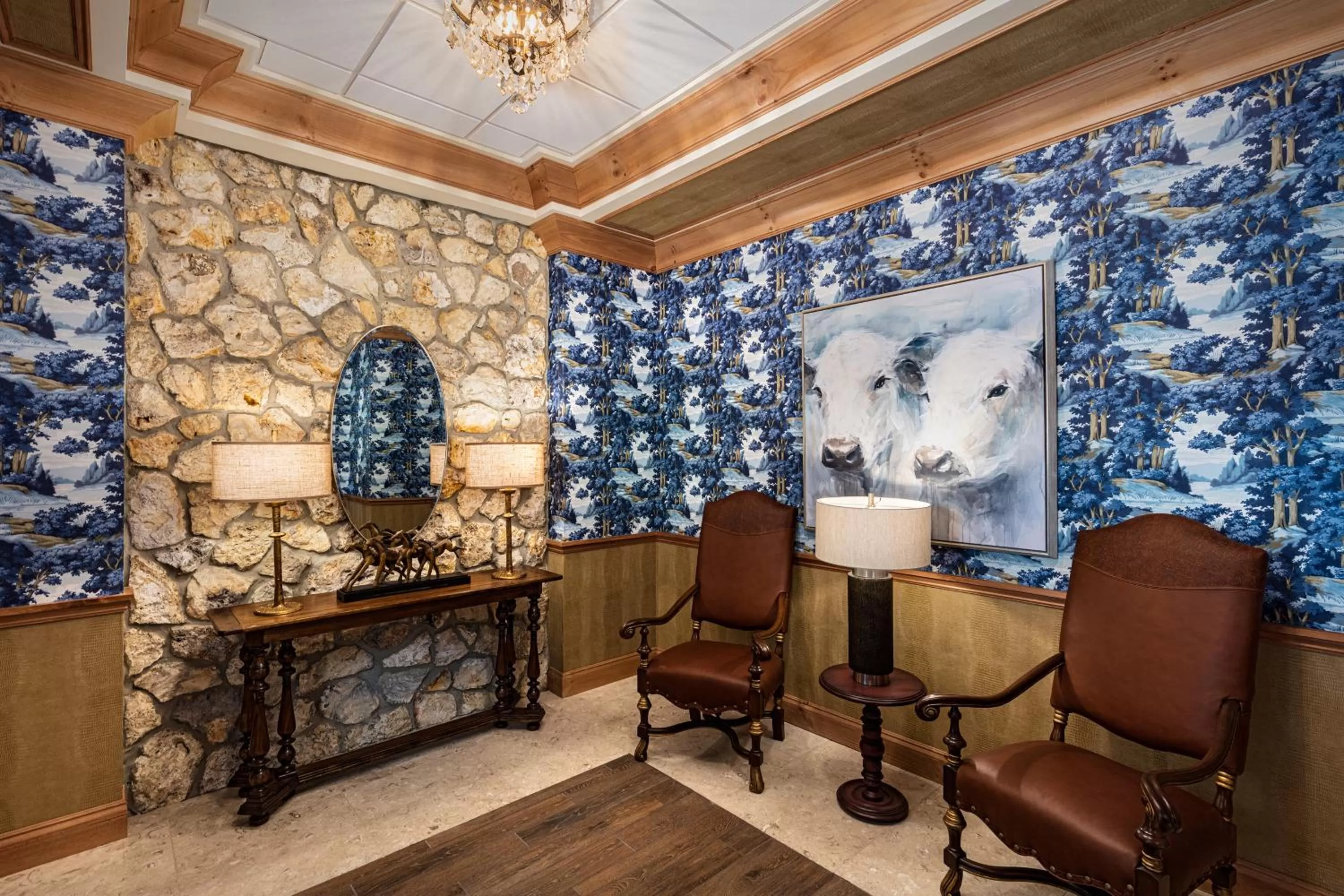 Decorative detail in The Brownwood Hotel & Spa