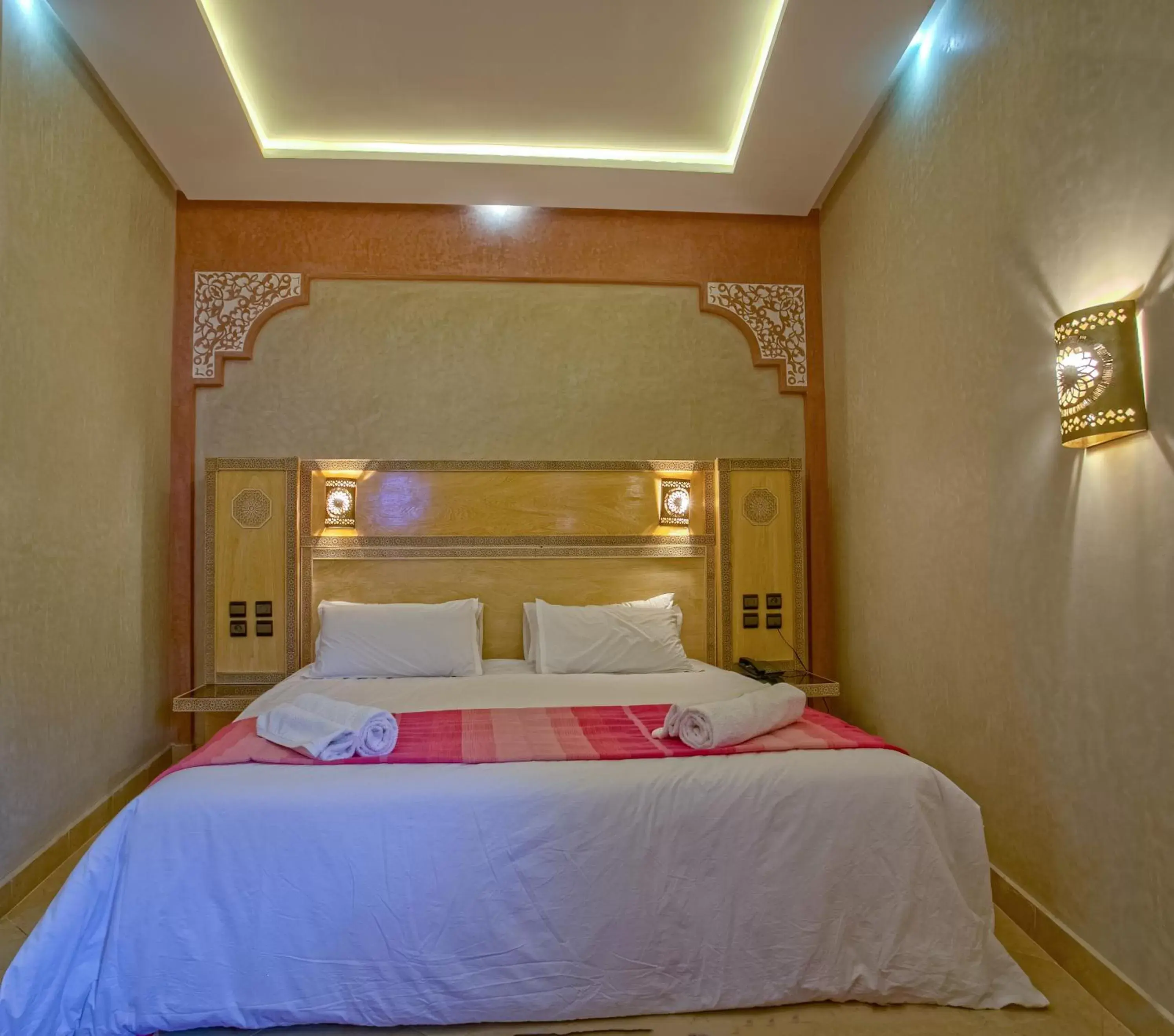 Bed in Kasbah Sirocco