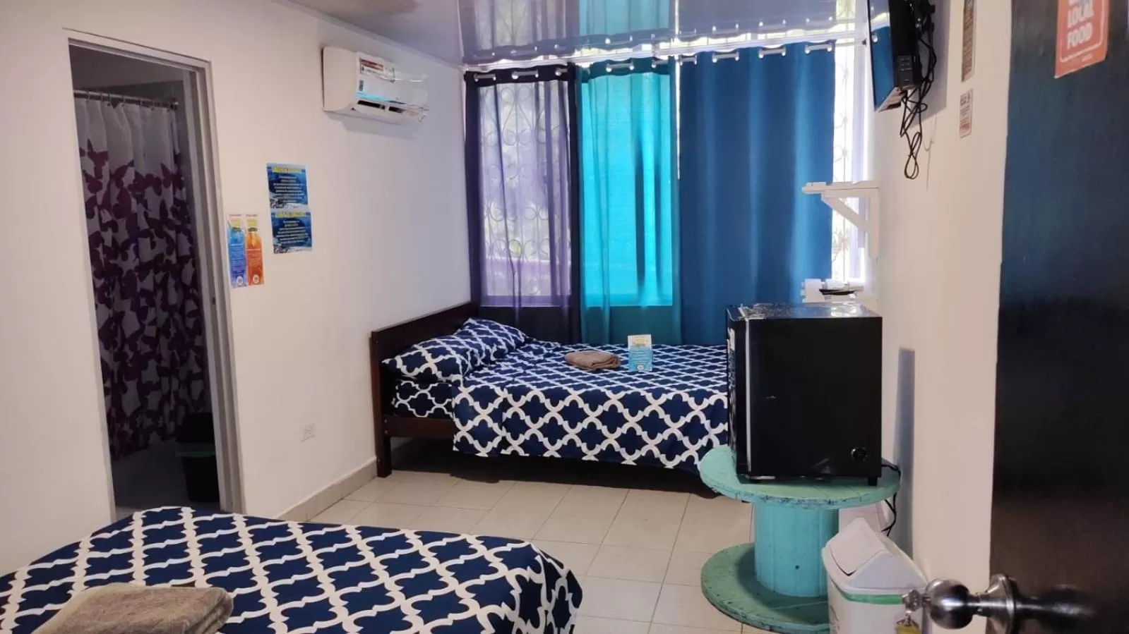 Bed in Posada Cultural Bahia Sonora