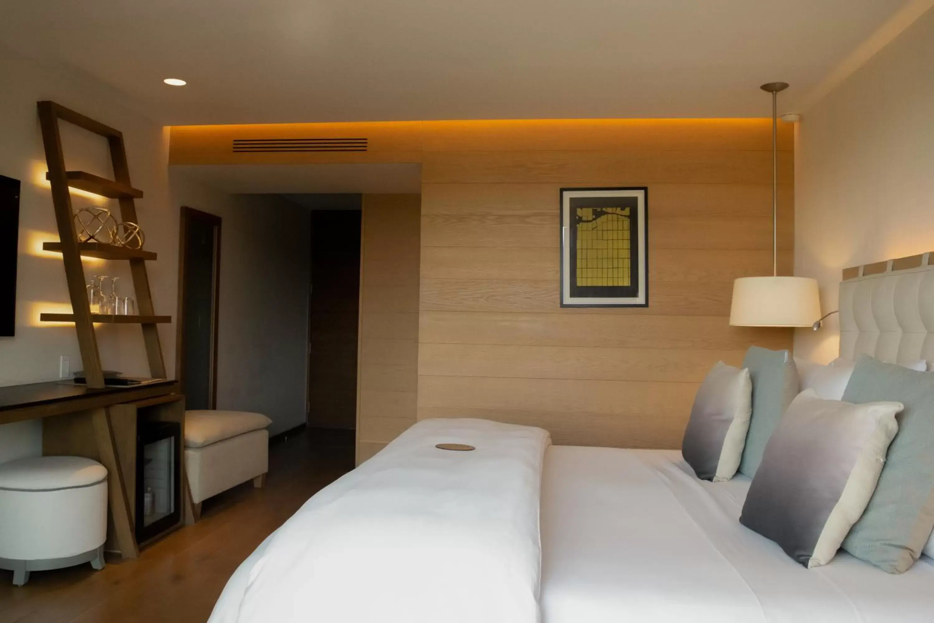 Bed in Cartesiano Boutique & Wellness Hotel