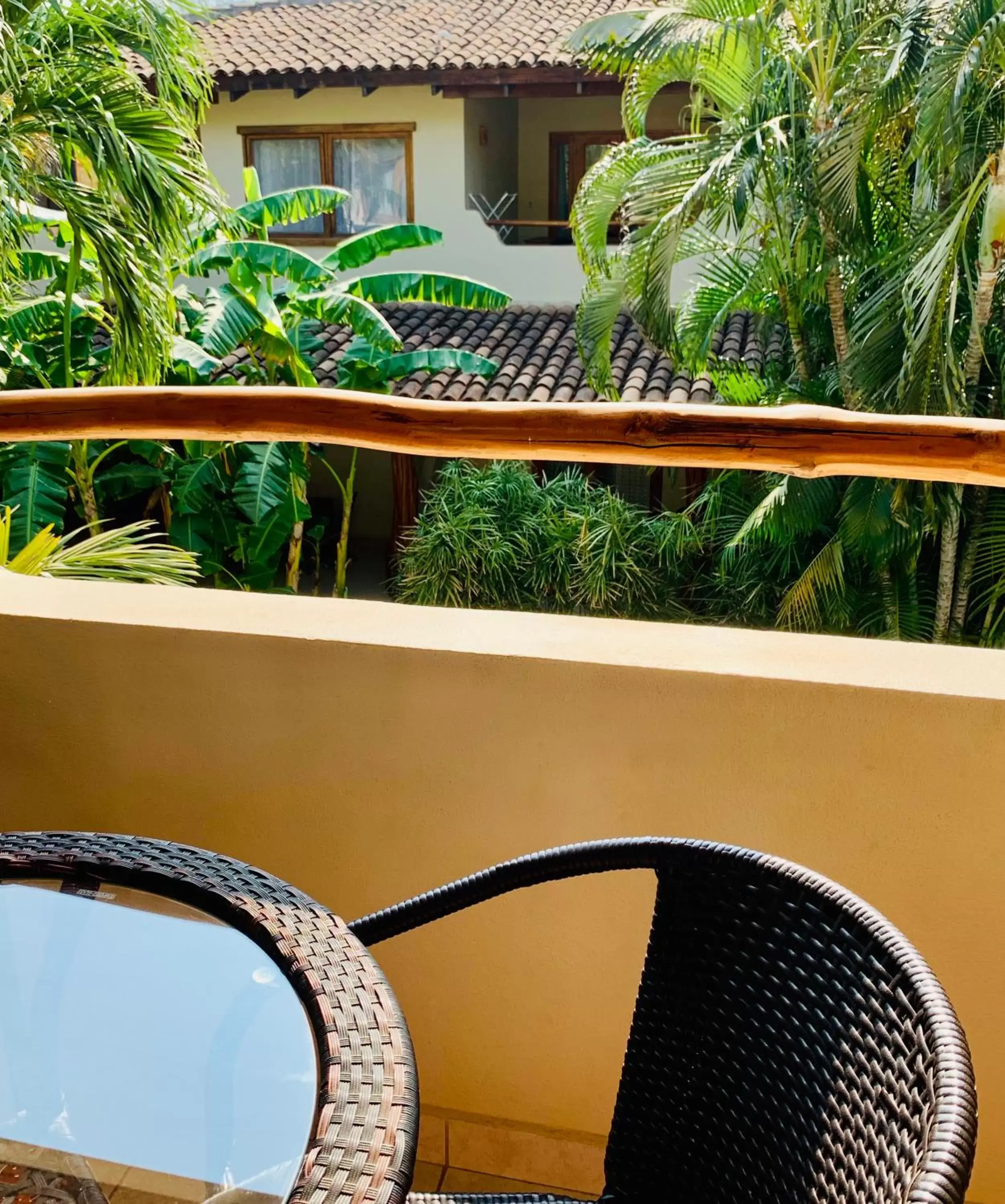 Inner courtyard view, Balcony/Terrace in Ten North Tamarindo Beach Hotel