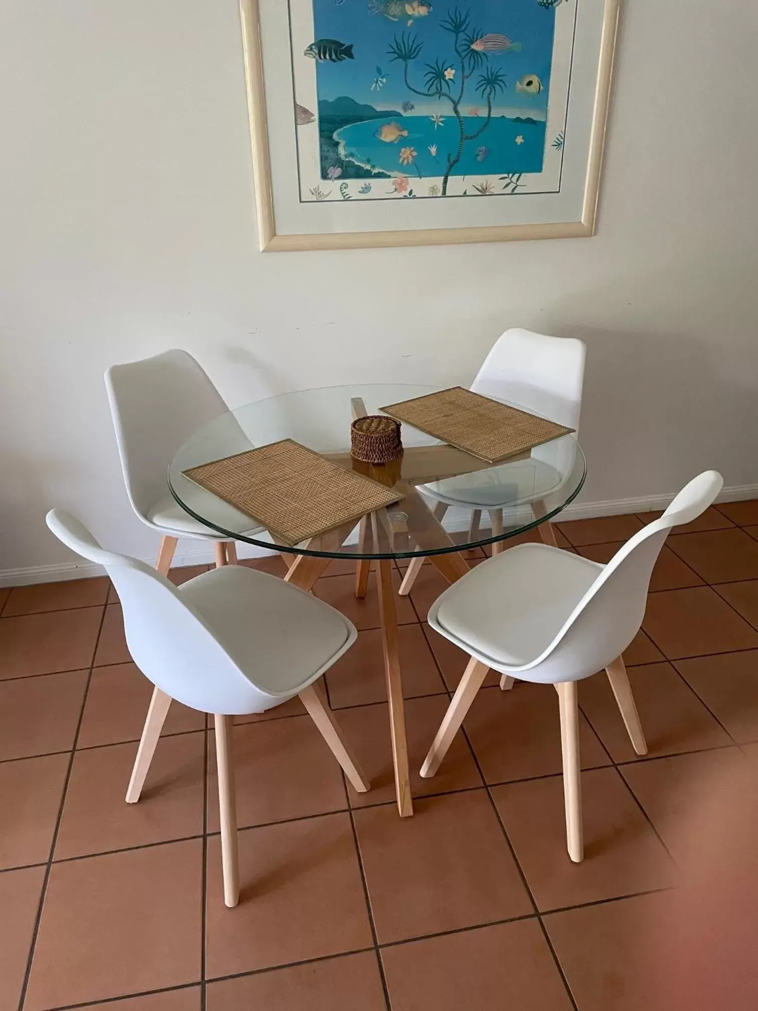 Dining Area in The York Beachfront Holiday Apartments