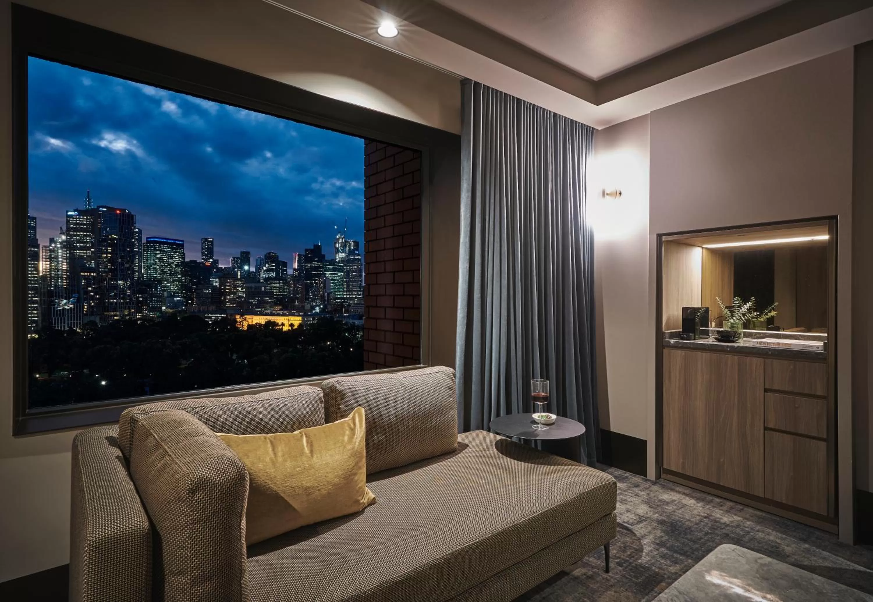 Living room in Pullman Melbourne On the Park