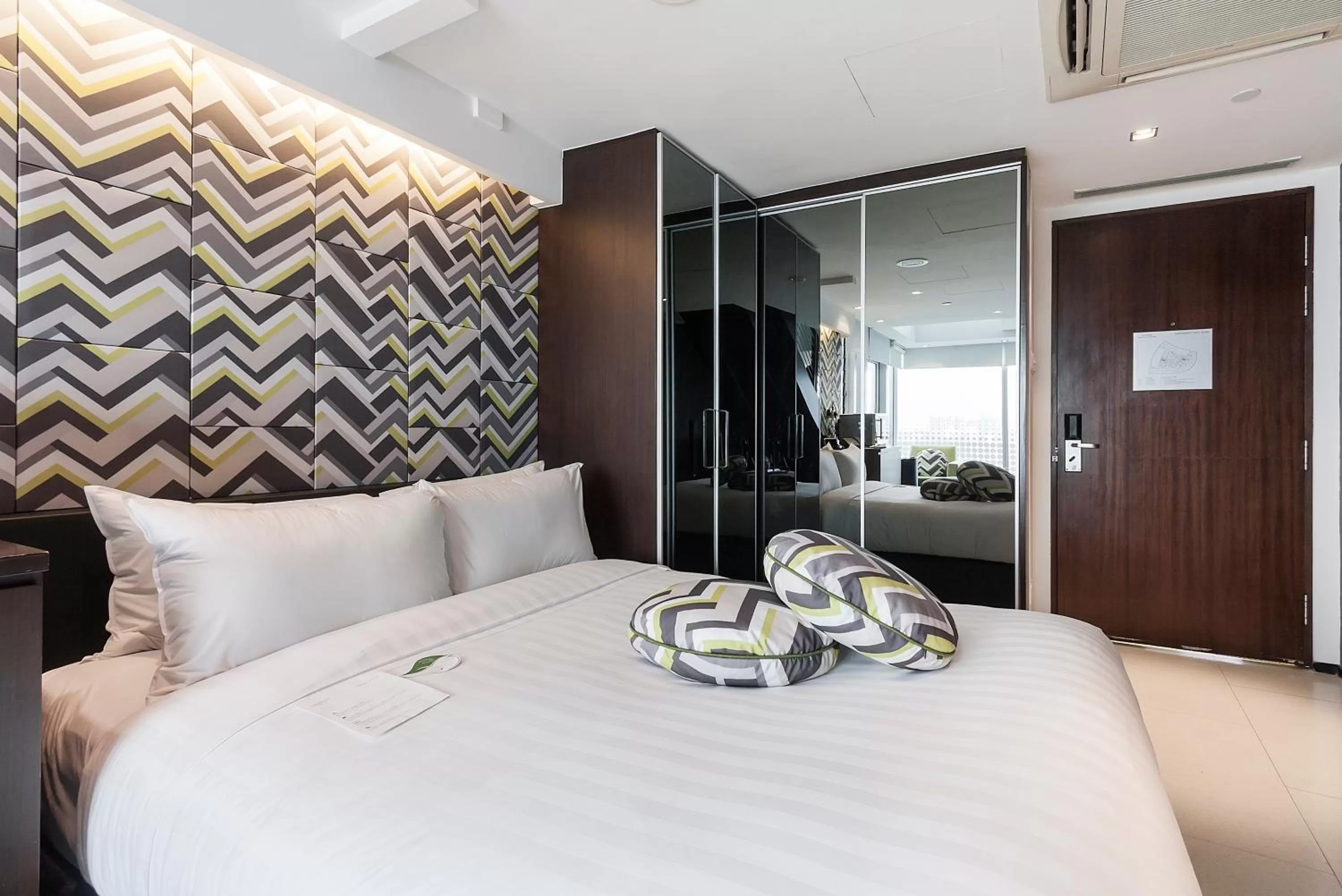 Bedroom, Bed in Citadines Fusionopolis Singapore